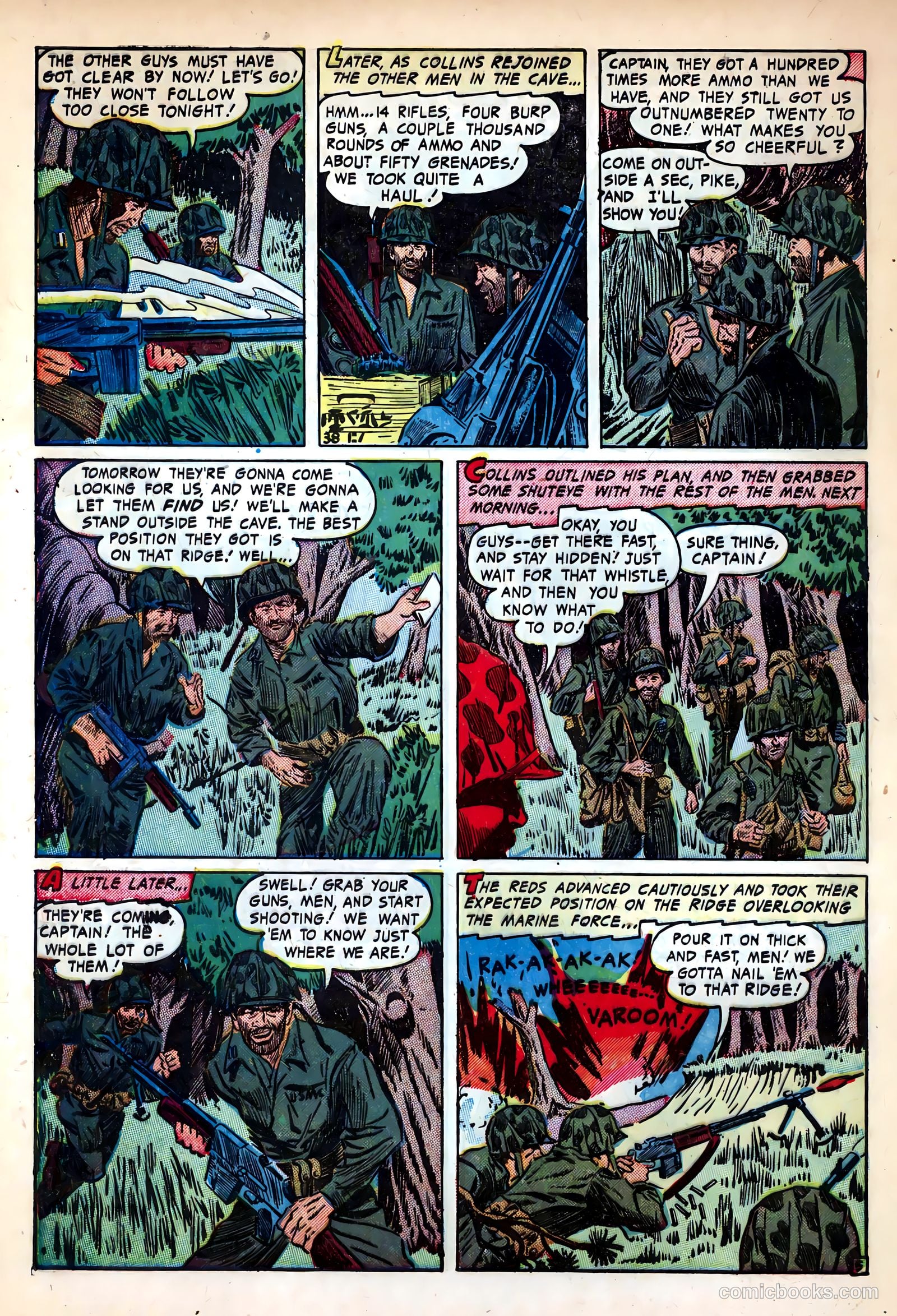 Fighting Undersea Commandos #5 (1953) — page 32 of 36