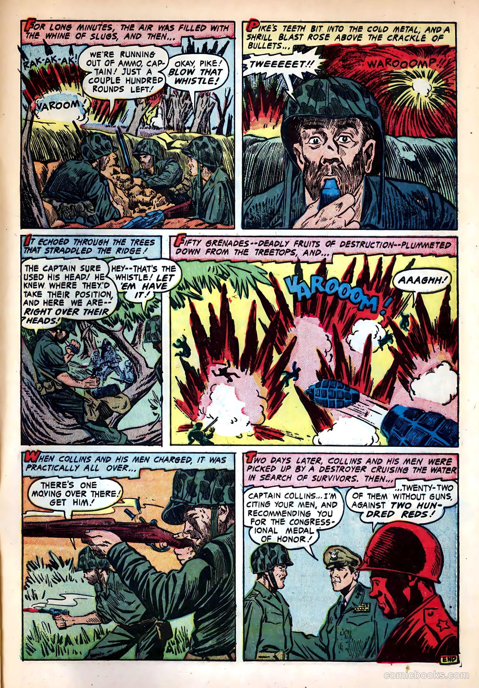Fighting Undersea Commandos #5 (1953) — page 33 of 36