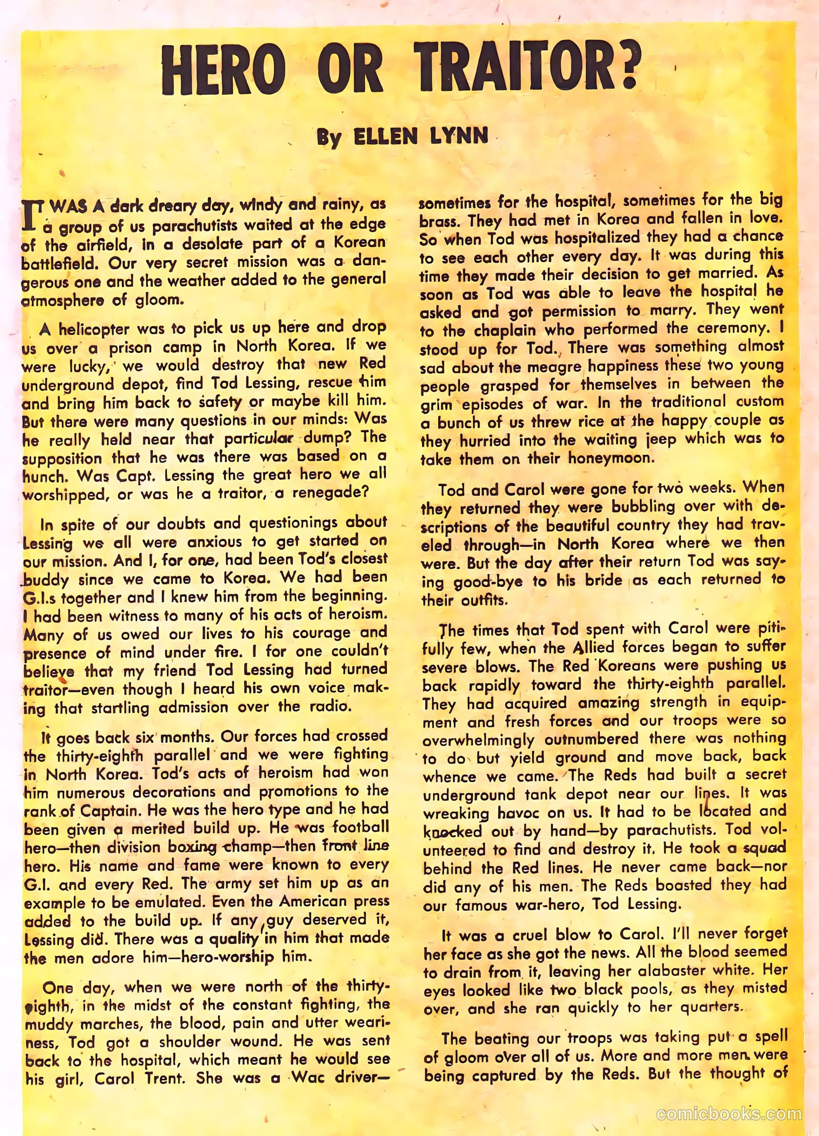 Fighting War Stories #1 (1952) — page 16 of 36