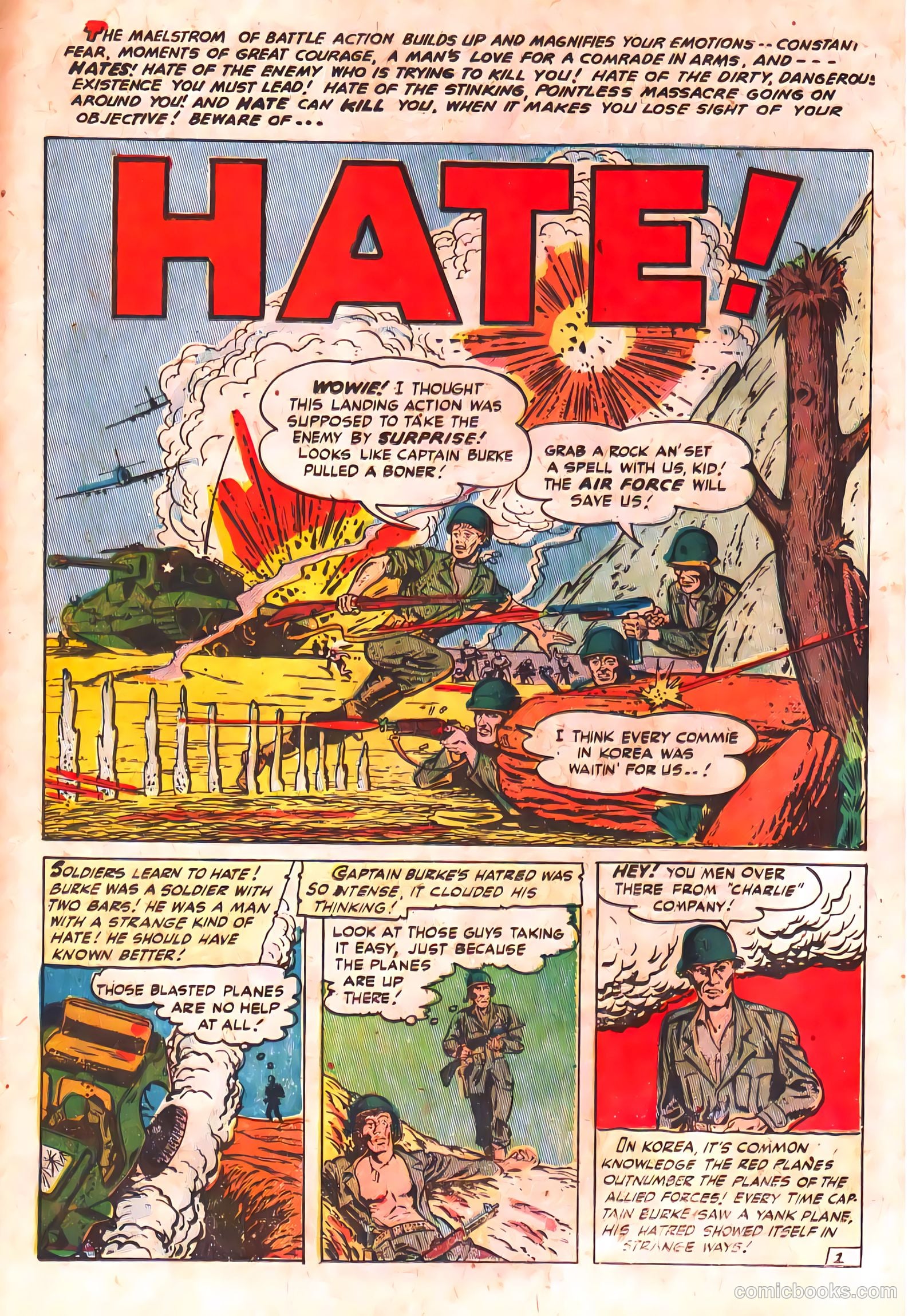Fighting War Stories #1 (1952) — page 25 of 36