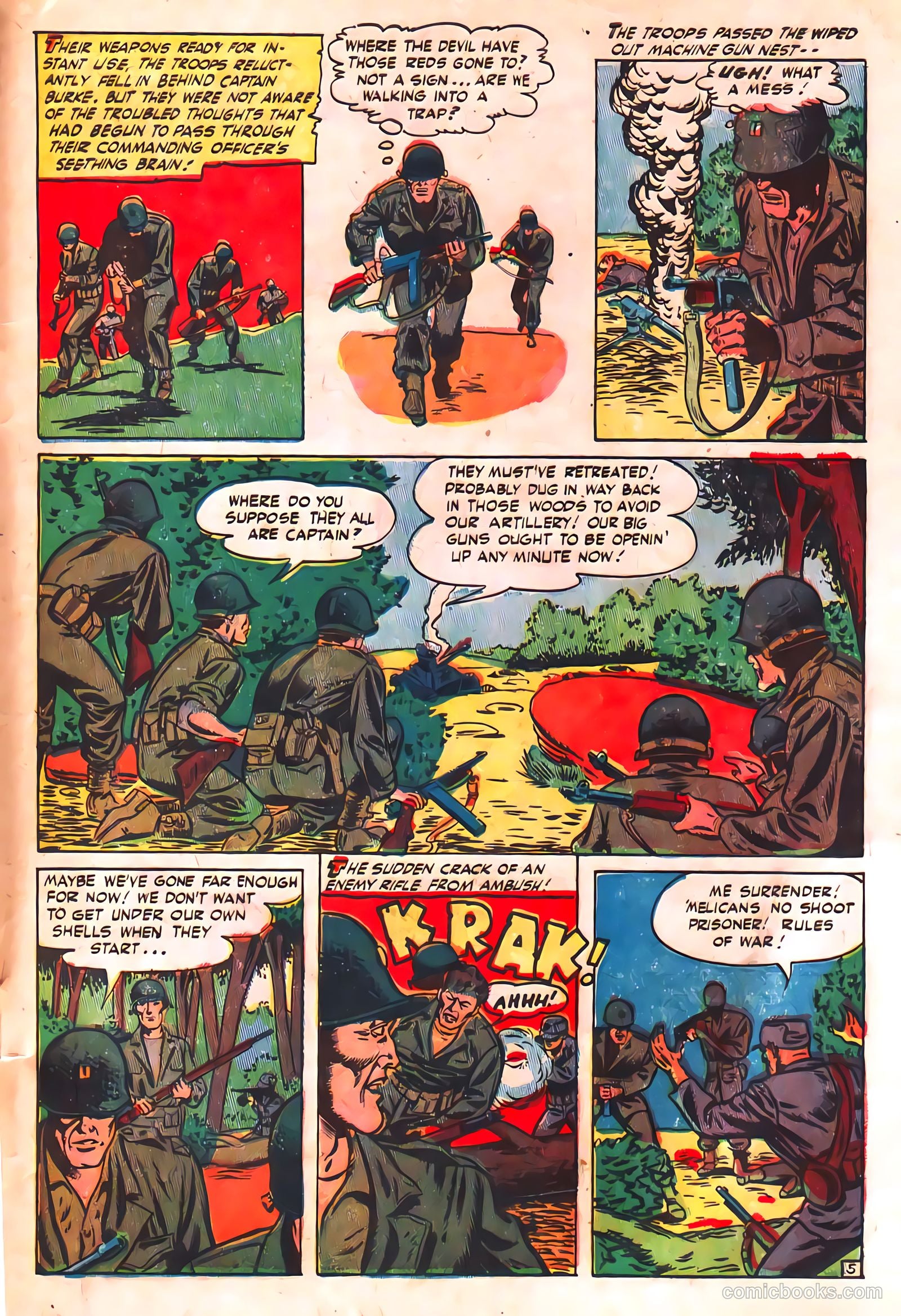 Fighting War Stories #1 (1952) — page 29 of 36