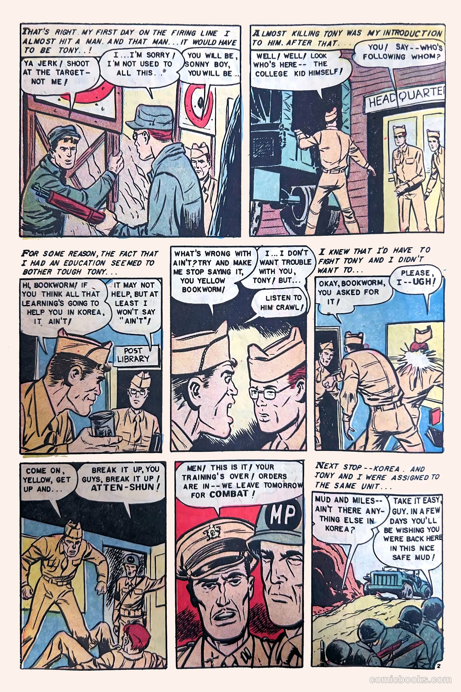 Fighting War Stories #2 (1952) — page 10 of 36