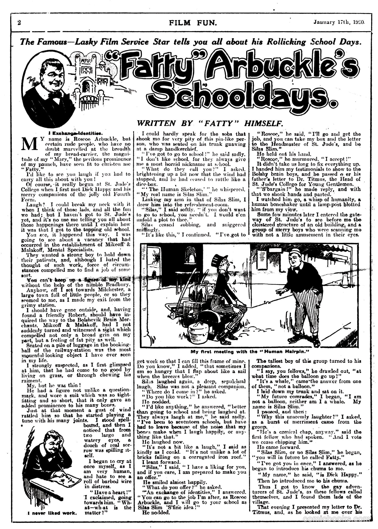 Film Fun #1 (1920) — page 2 of 19