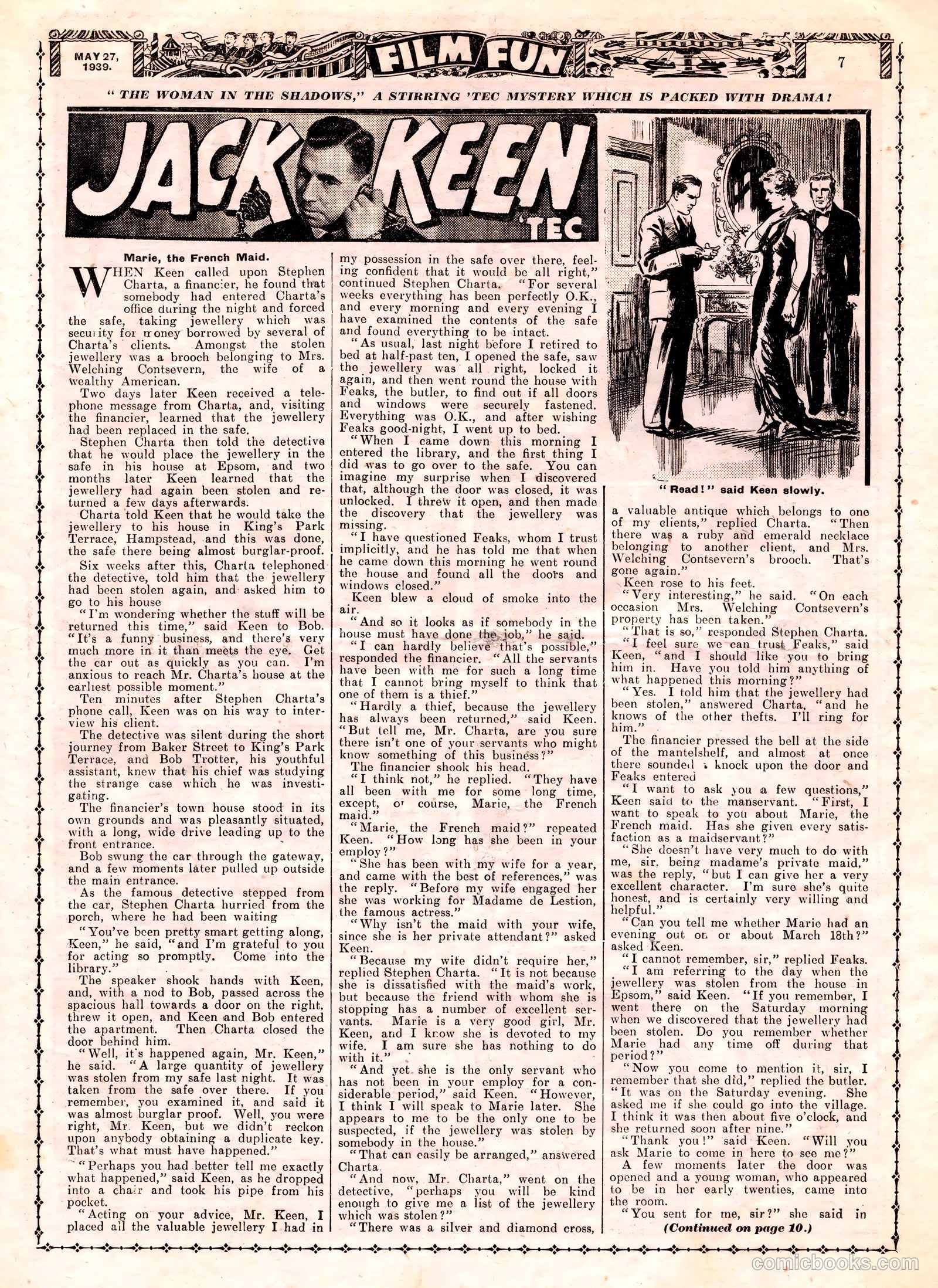 Film Fun #1010 (1939) — page 7 of 23