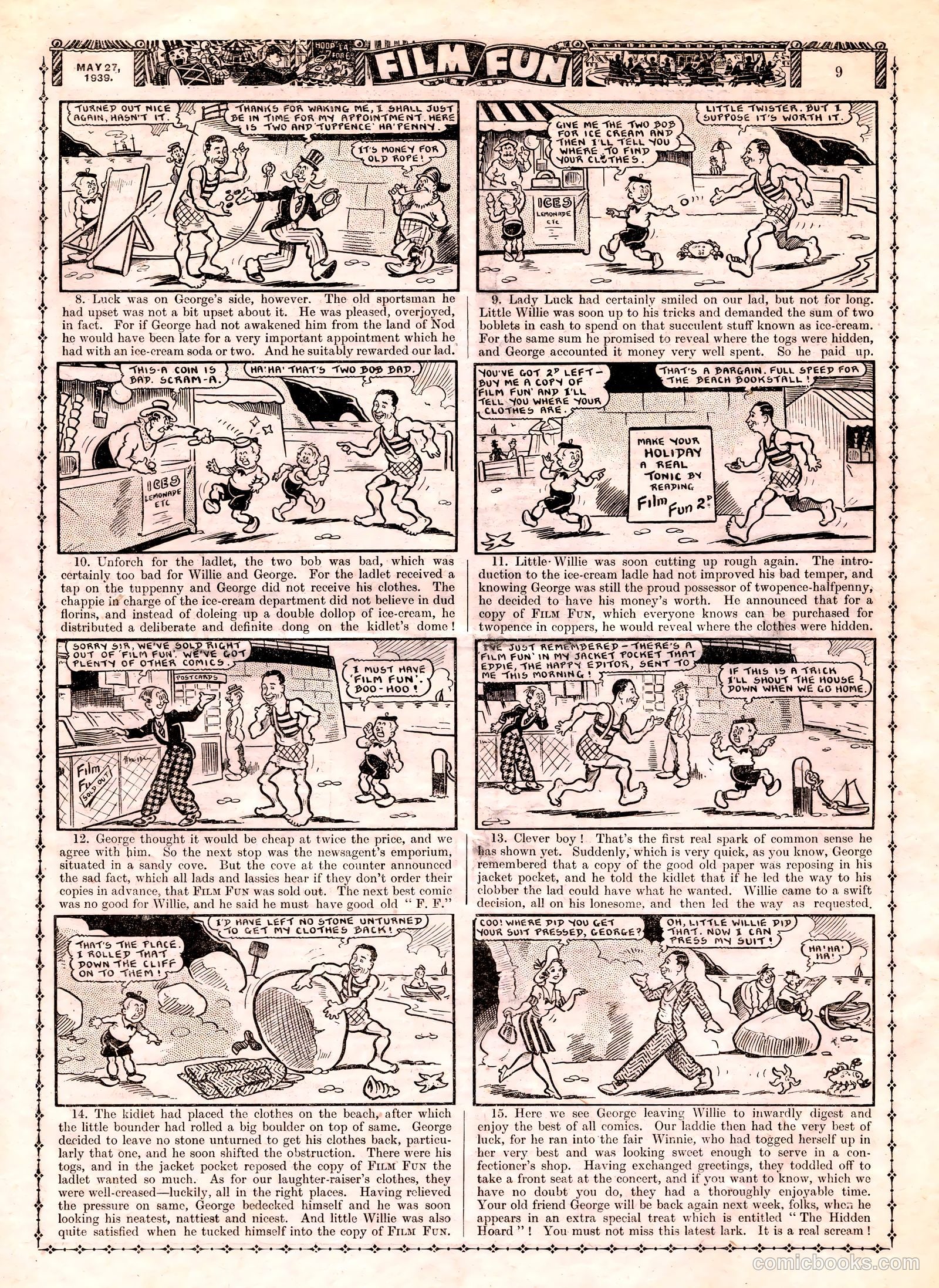 Film Fun #1010 (1939) — page 9 of 23