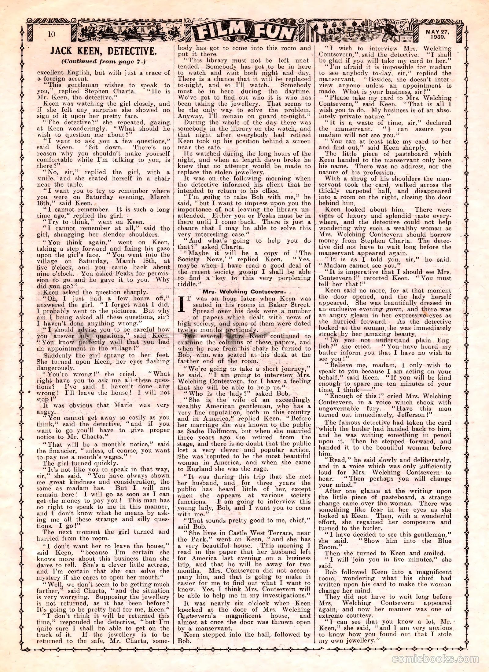 Film Fun #1010 (1939) — page 10 of 23