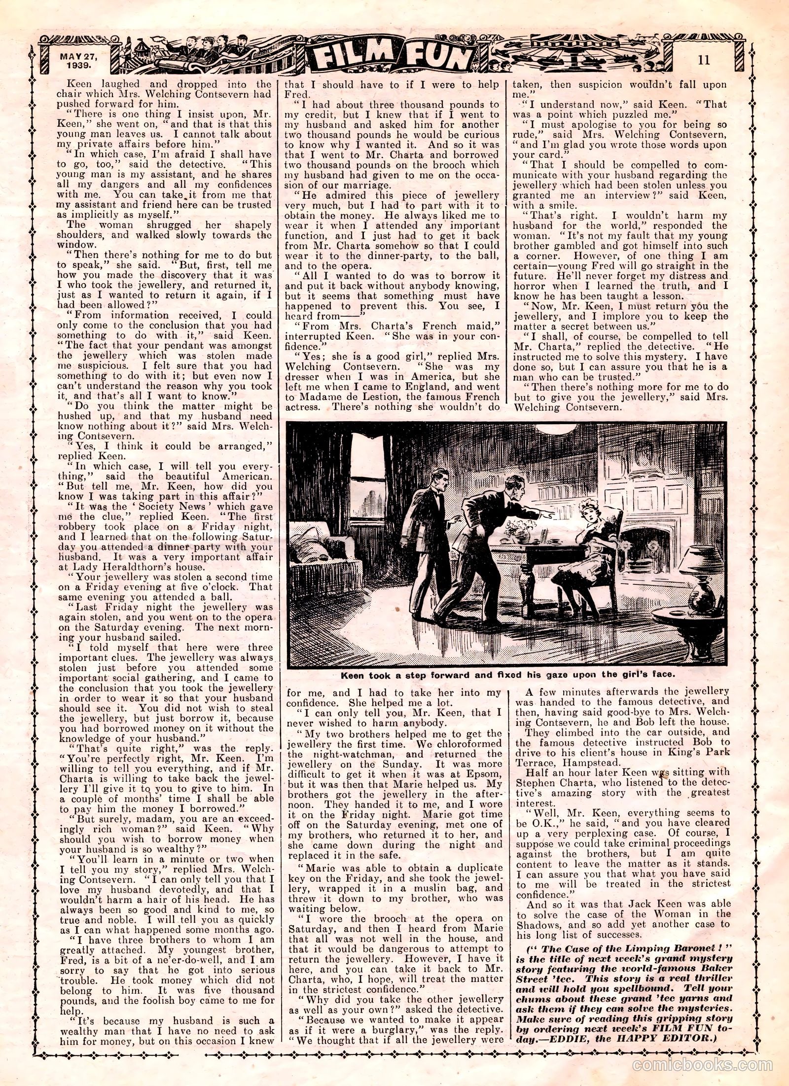 Film Fun #1010 (1939) — page 11 of 23