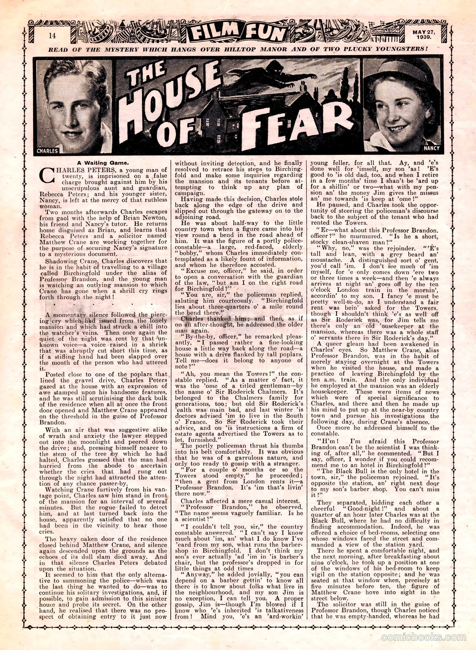 Film Fun #1010 (1939) — page 13 of 23