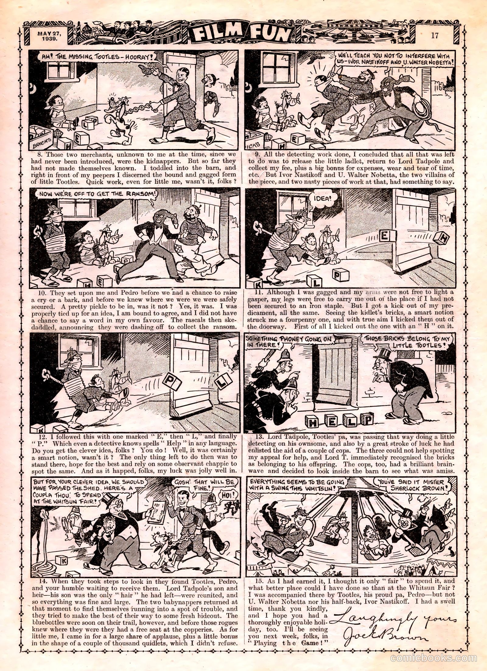 Film Fun #1010 (1939) — page 16 of 23