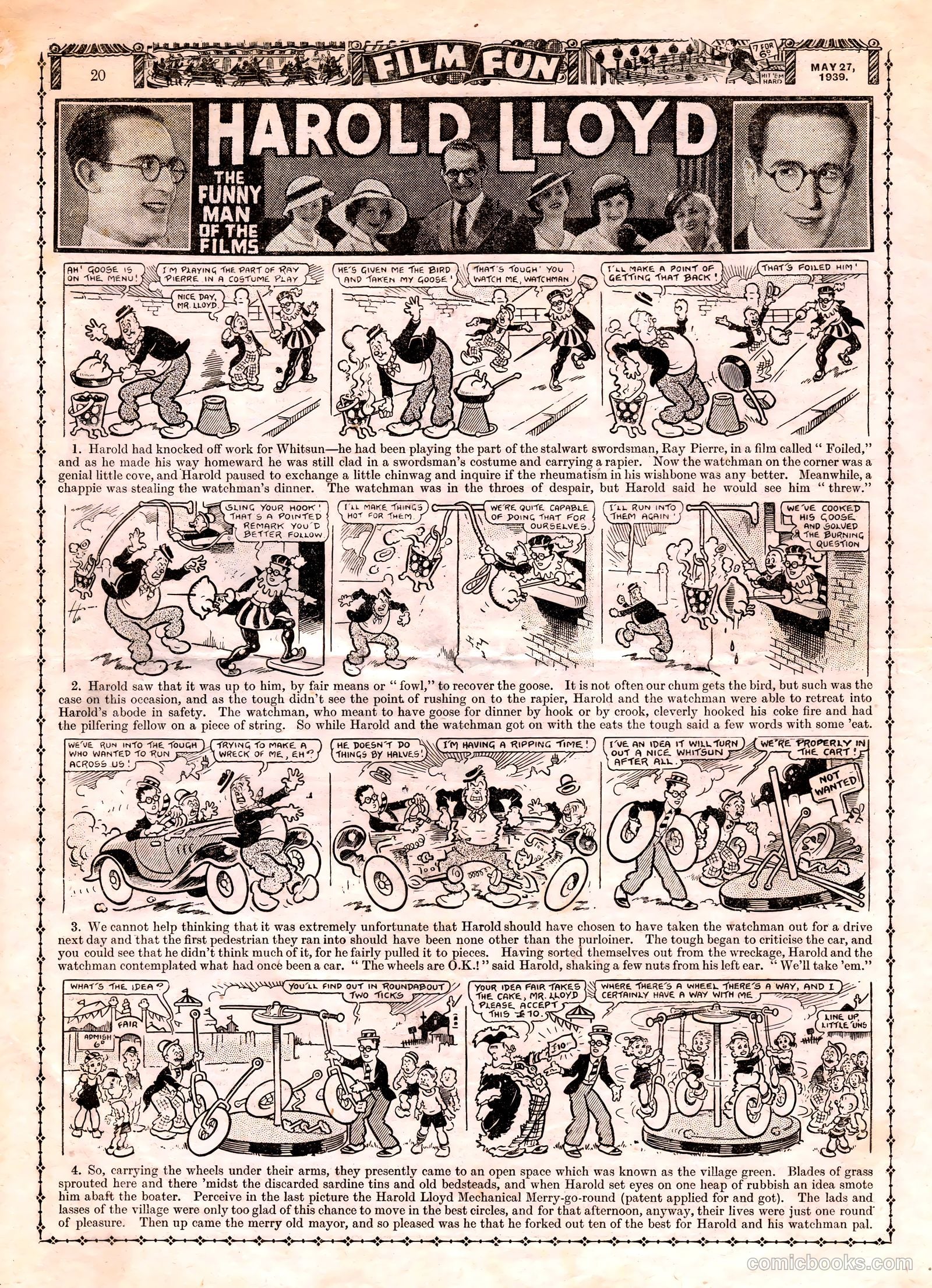 Film Fun #1010 (1939) — page 19 of 23