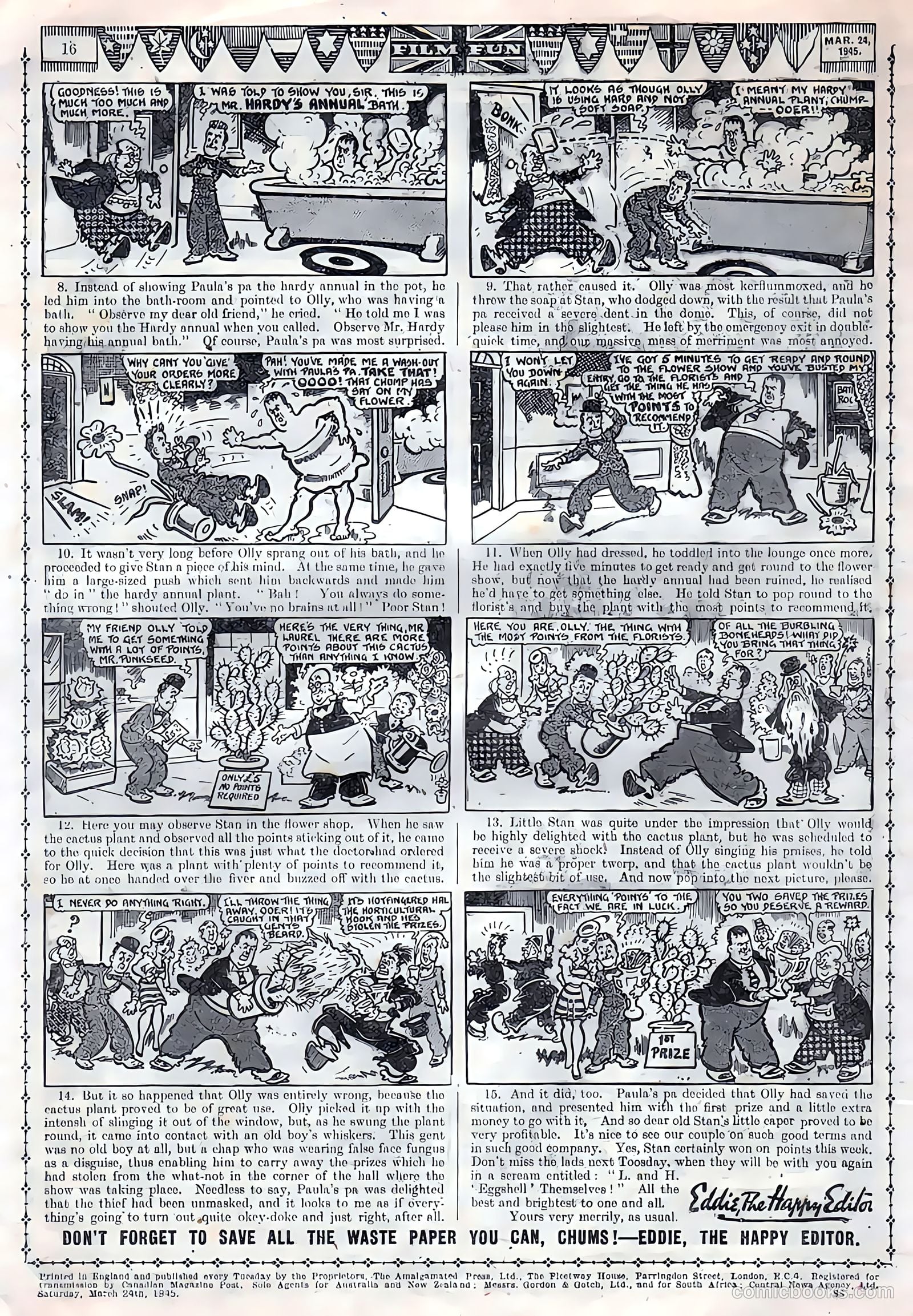 Film Fun #1314 (1945) — page 2 of 9