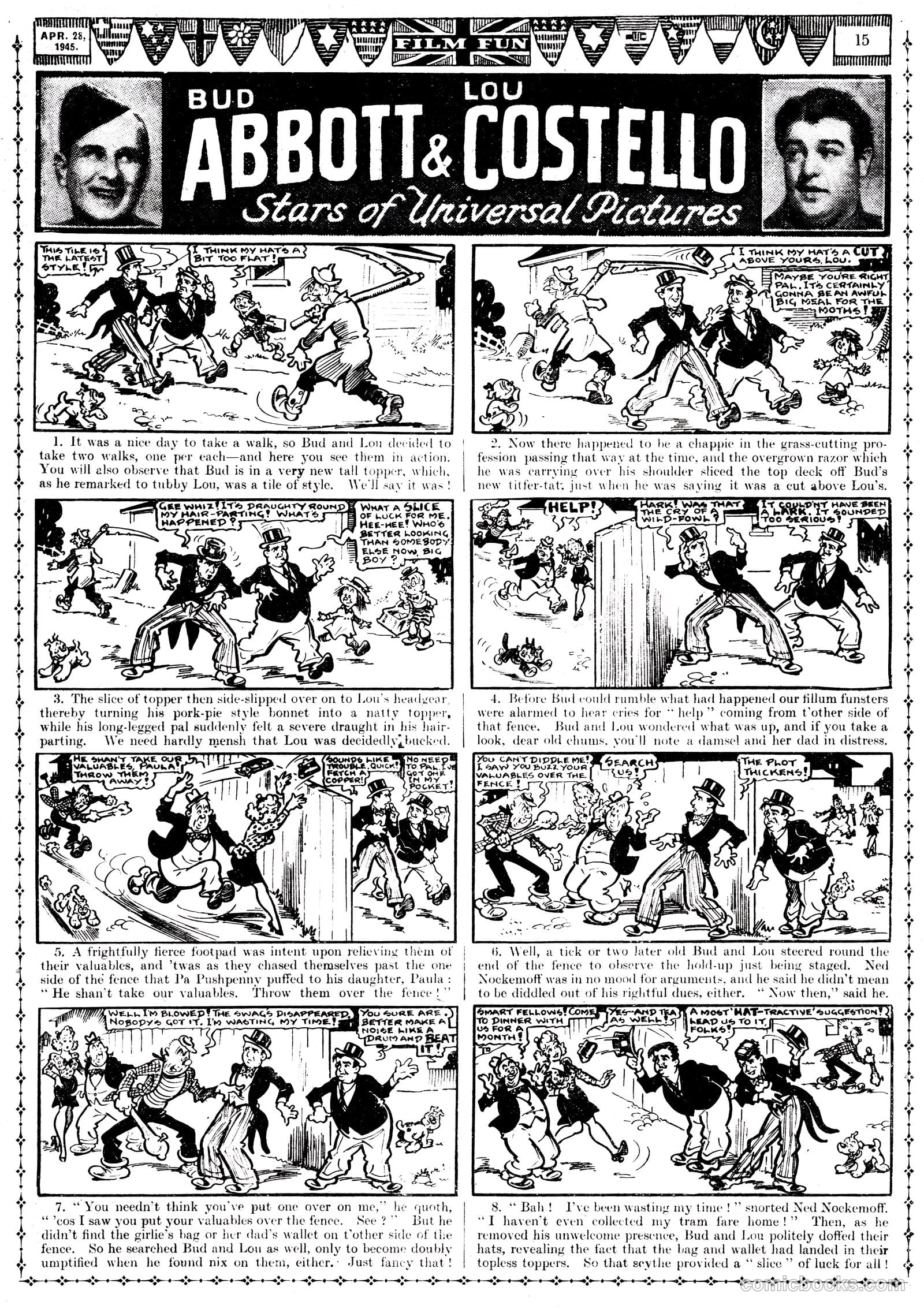 Film Fun #1319 (1945) — page 14 of 15