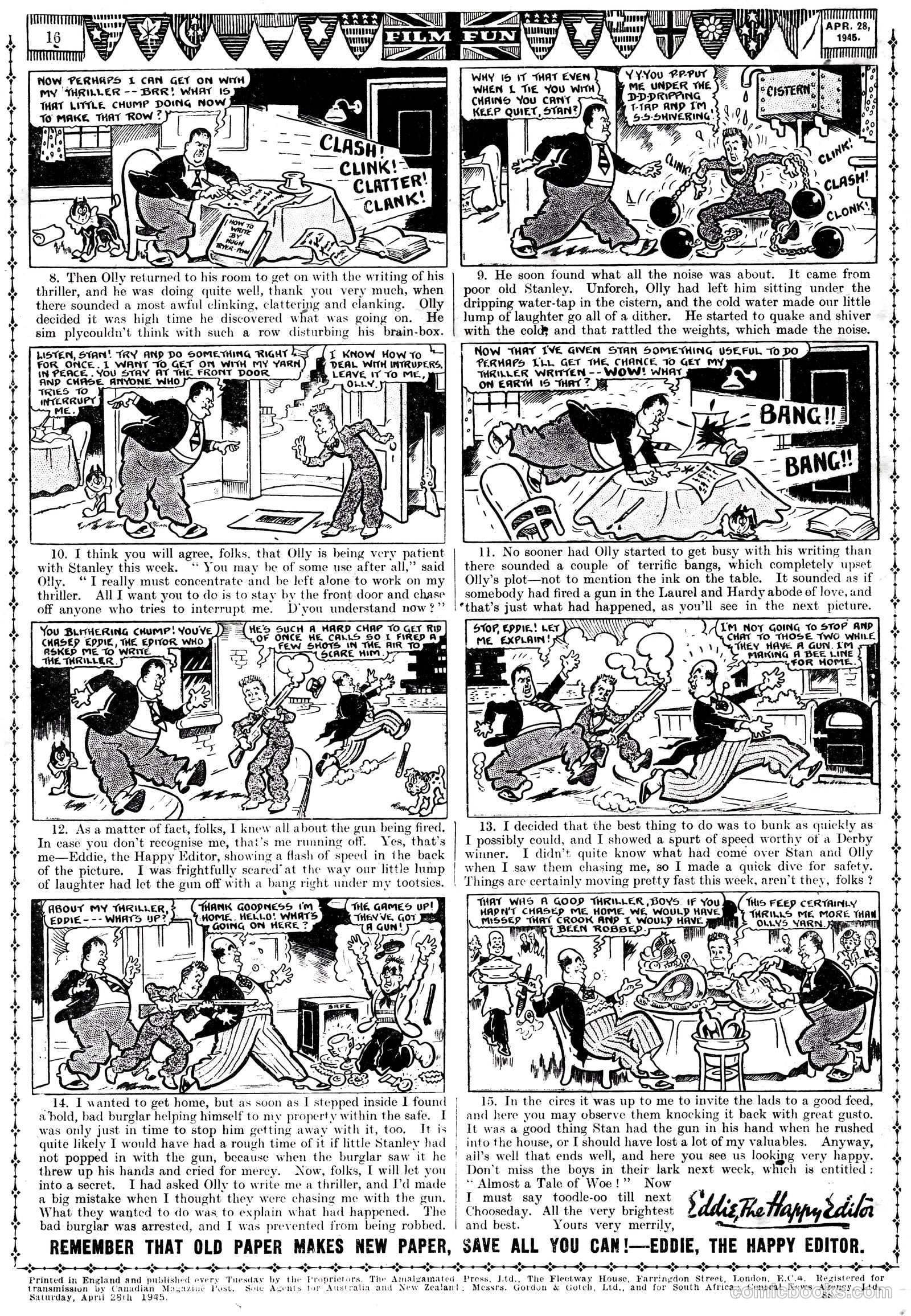 Film Fun #1319 (1945) — page 15 of 15