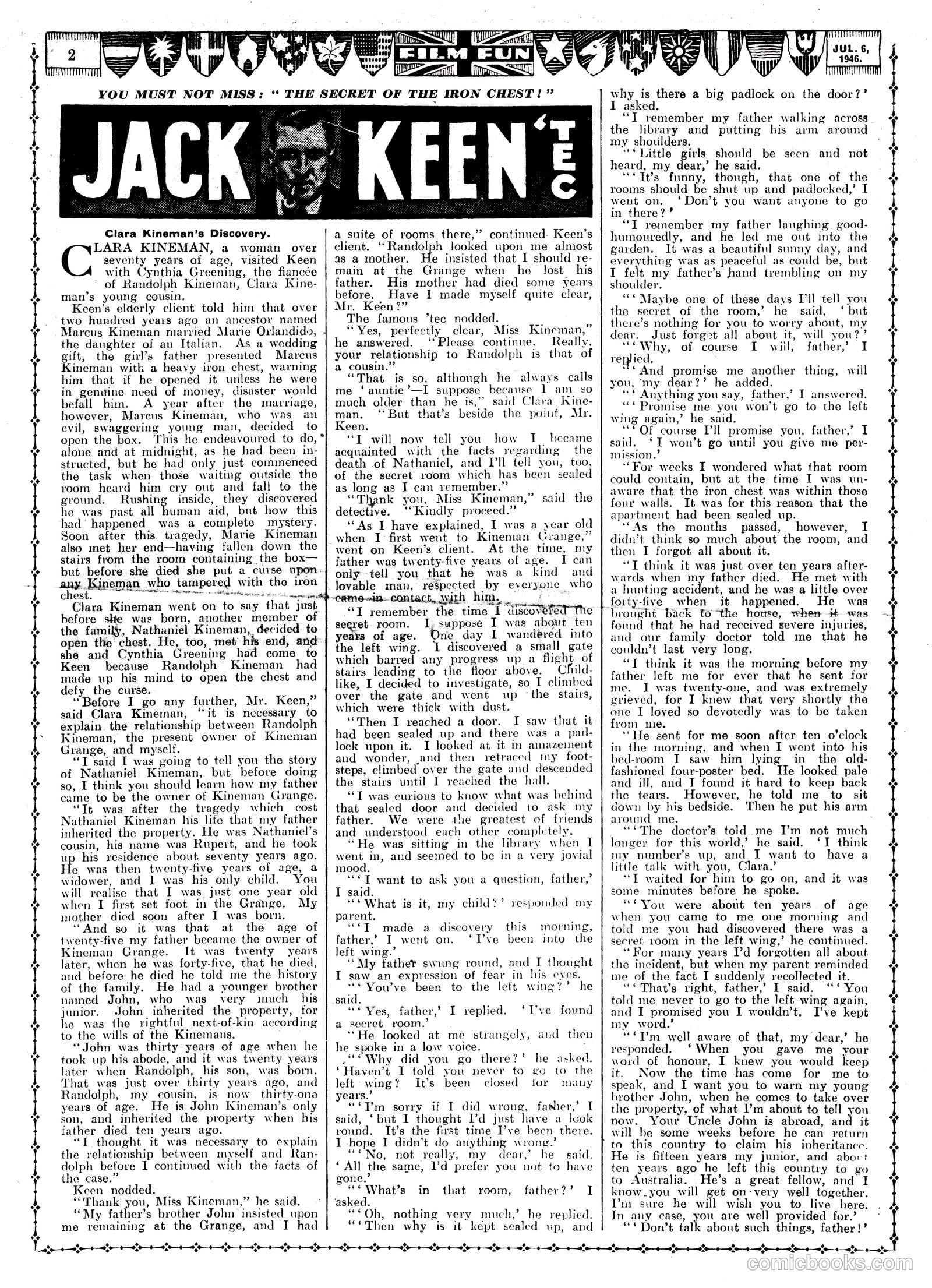 Film Fun #1381 (1946) — page 2 of 17