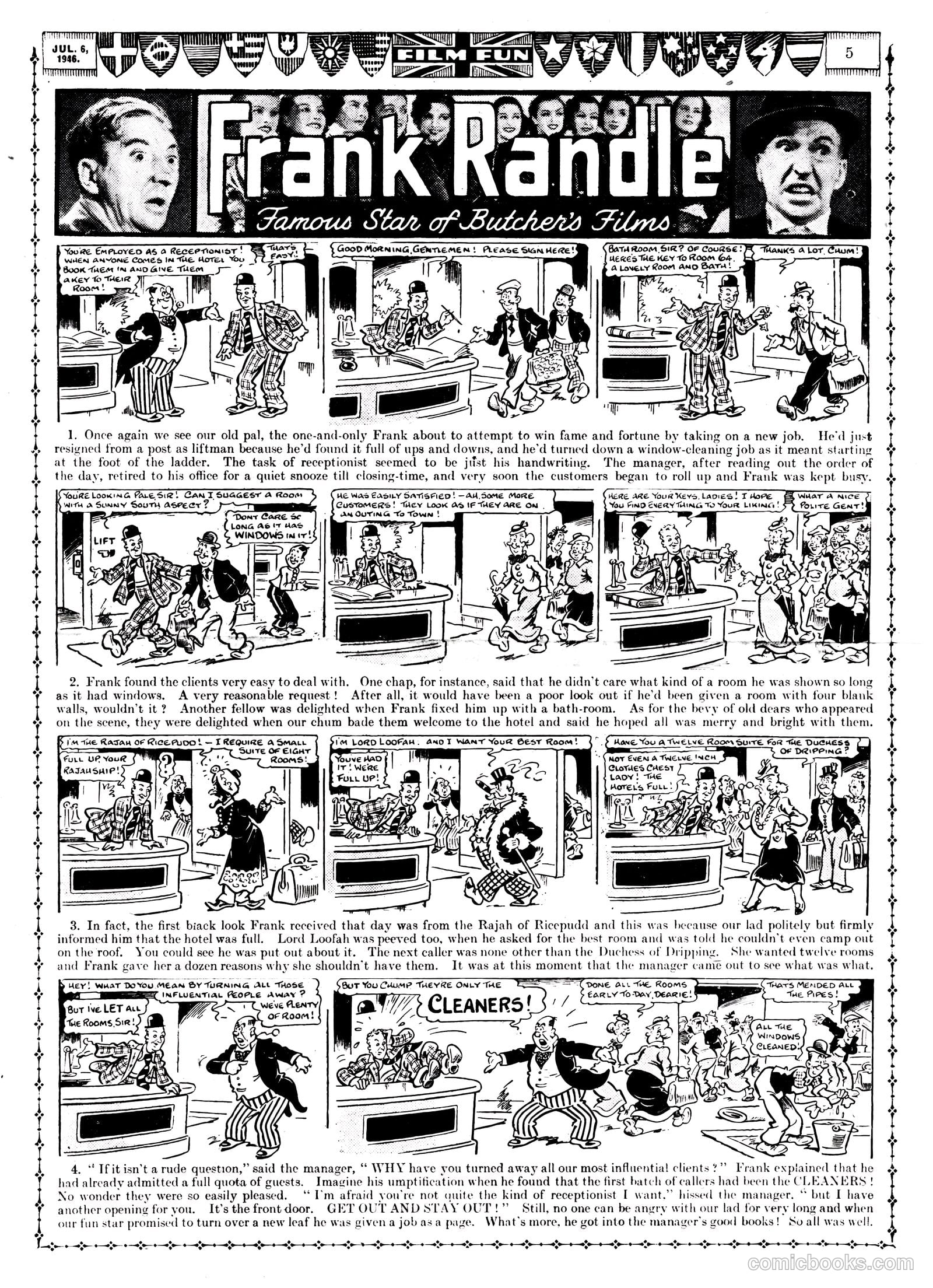 Film Fun #1381 (1946) — page 5 of 17