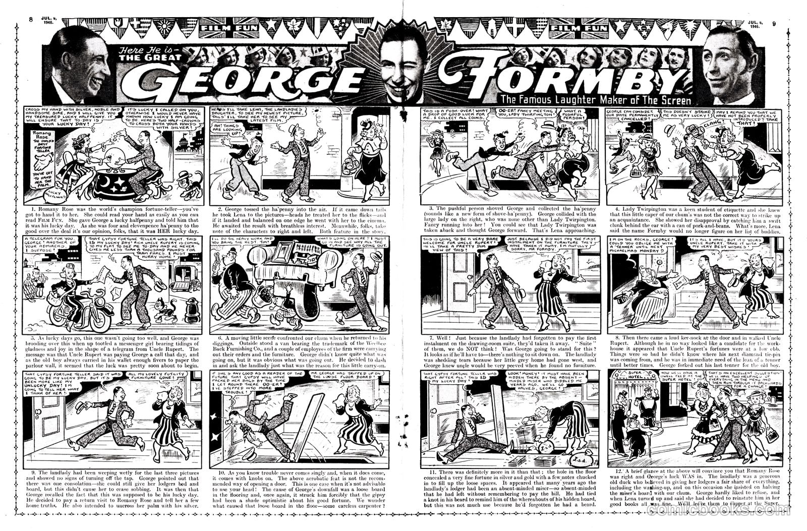 Film Fun #1381 (1946) — page 8 of 17