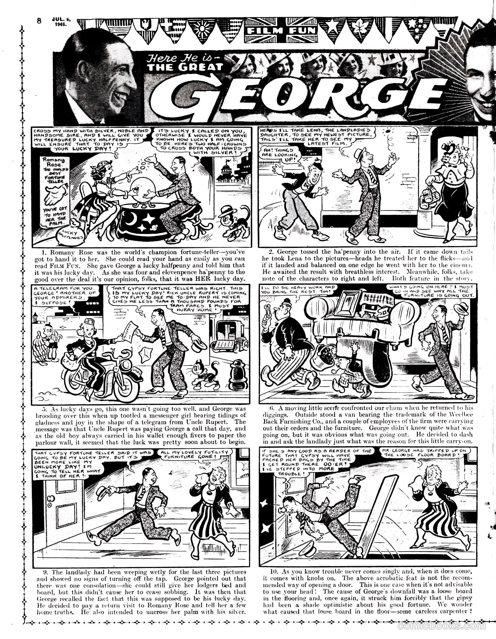 Film Fun #1381 (1946) — page 9 of 17