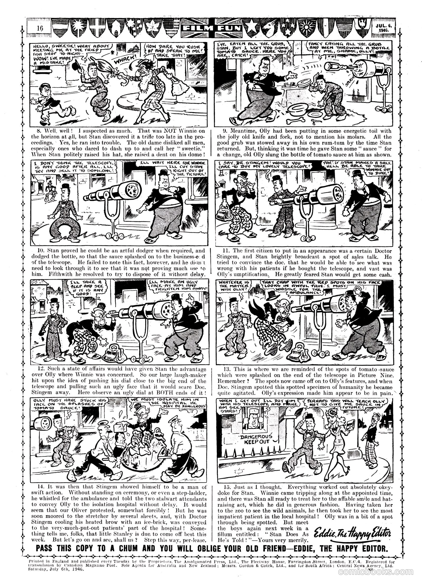 Film Fun #1381 (1946) — page 17 of 17