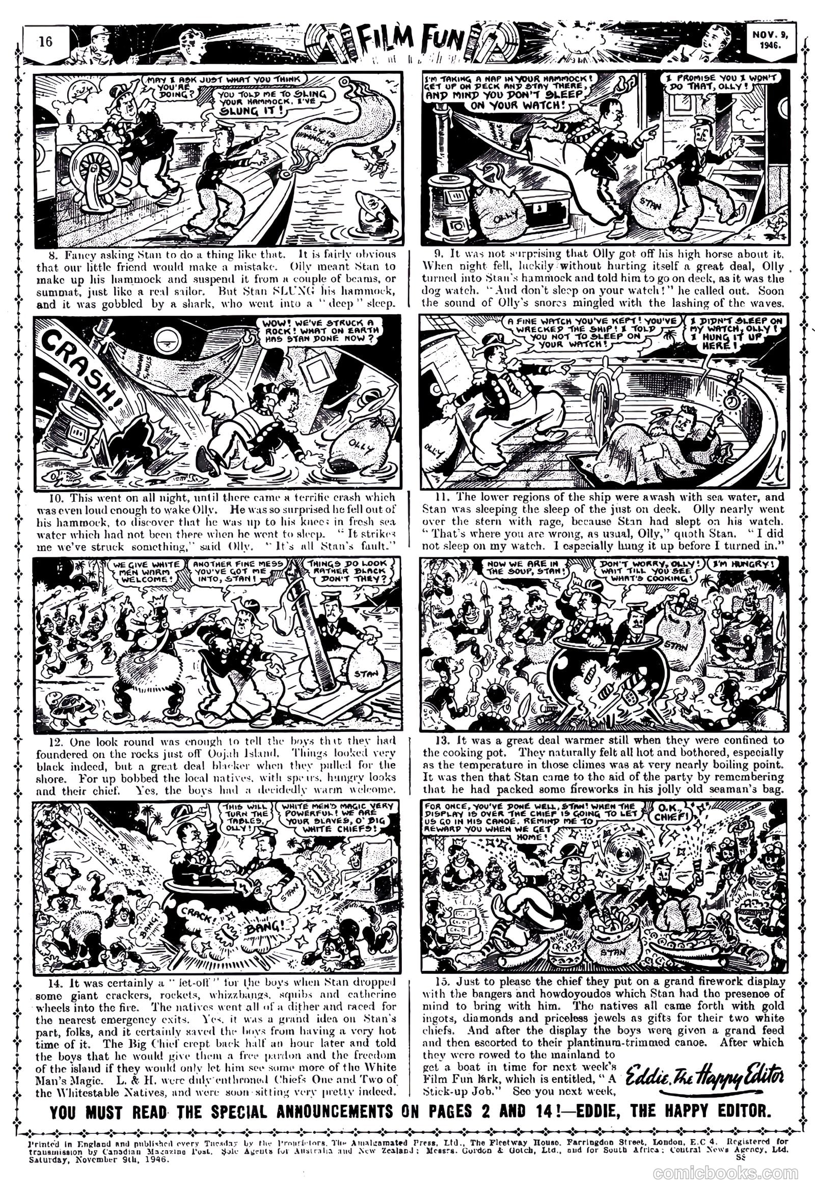 Film Fun #1399 (1946) — page 7 of 7