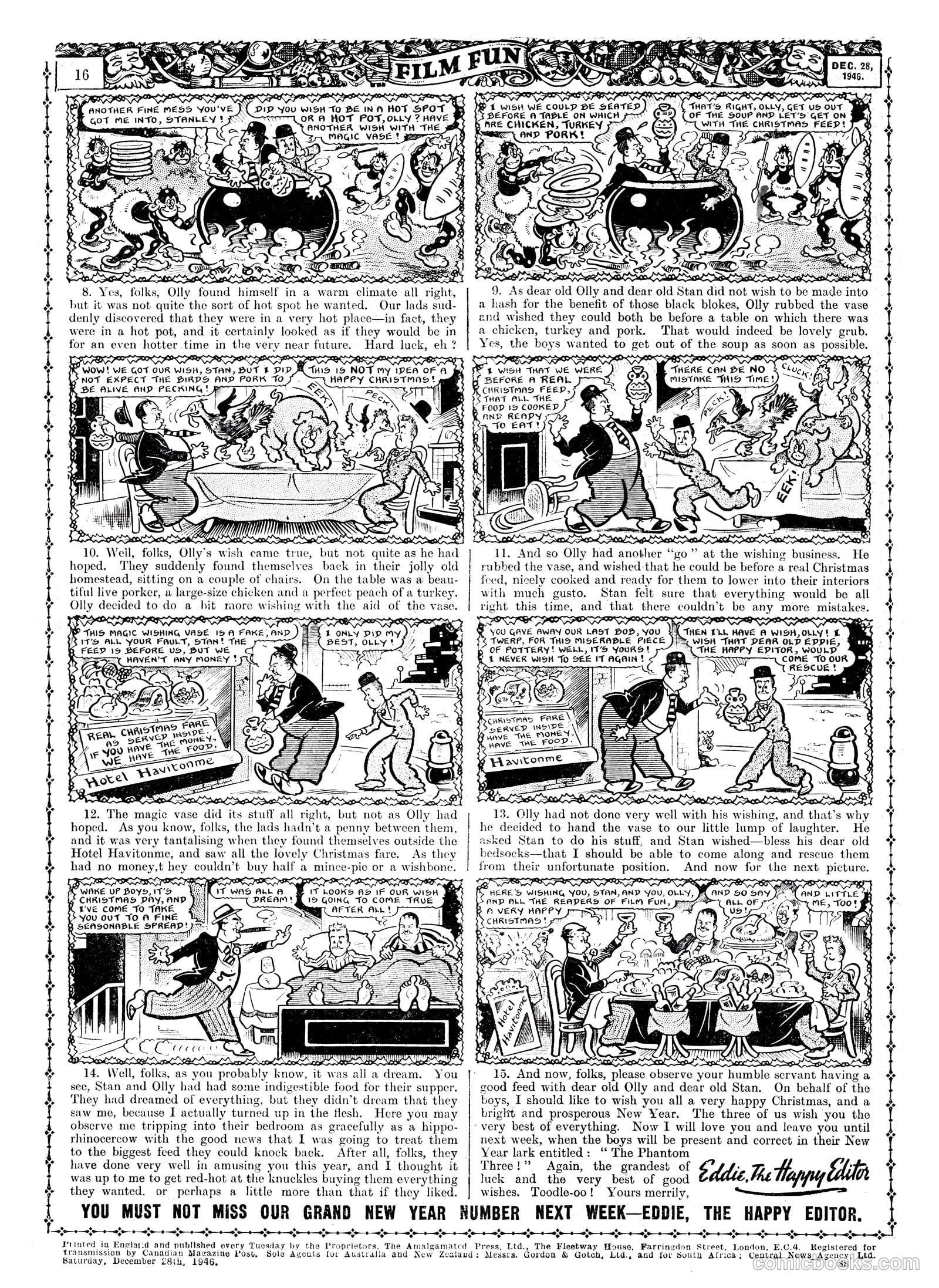 Film Fun #1406 (1946) — page 15 of 15