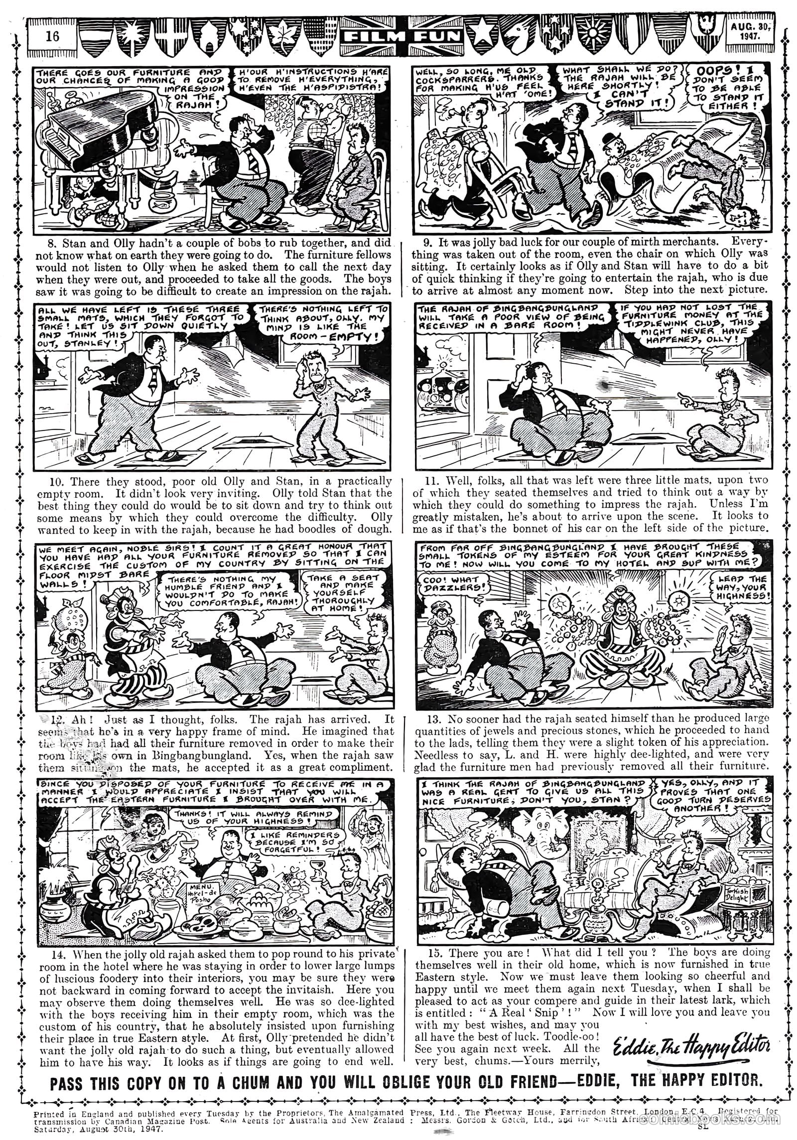 Film Fun #1441 (1947) — page 15 of 15