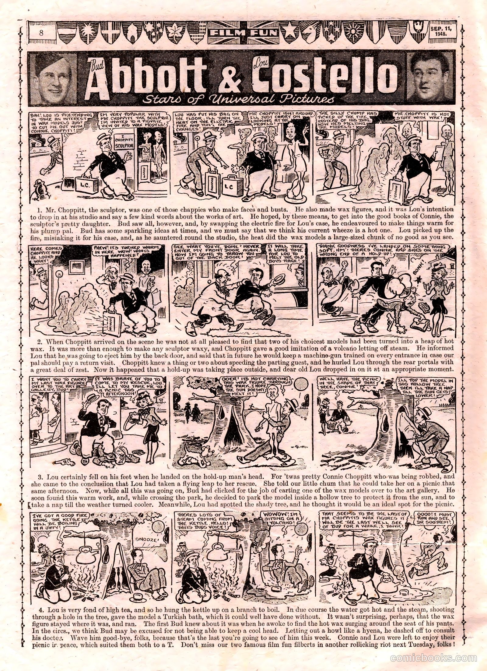Film Fun #1495 (1948) — page 8 of 9