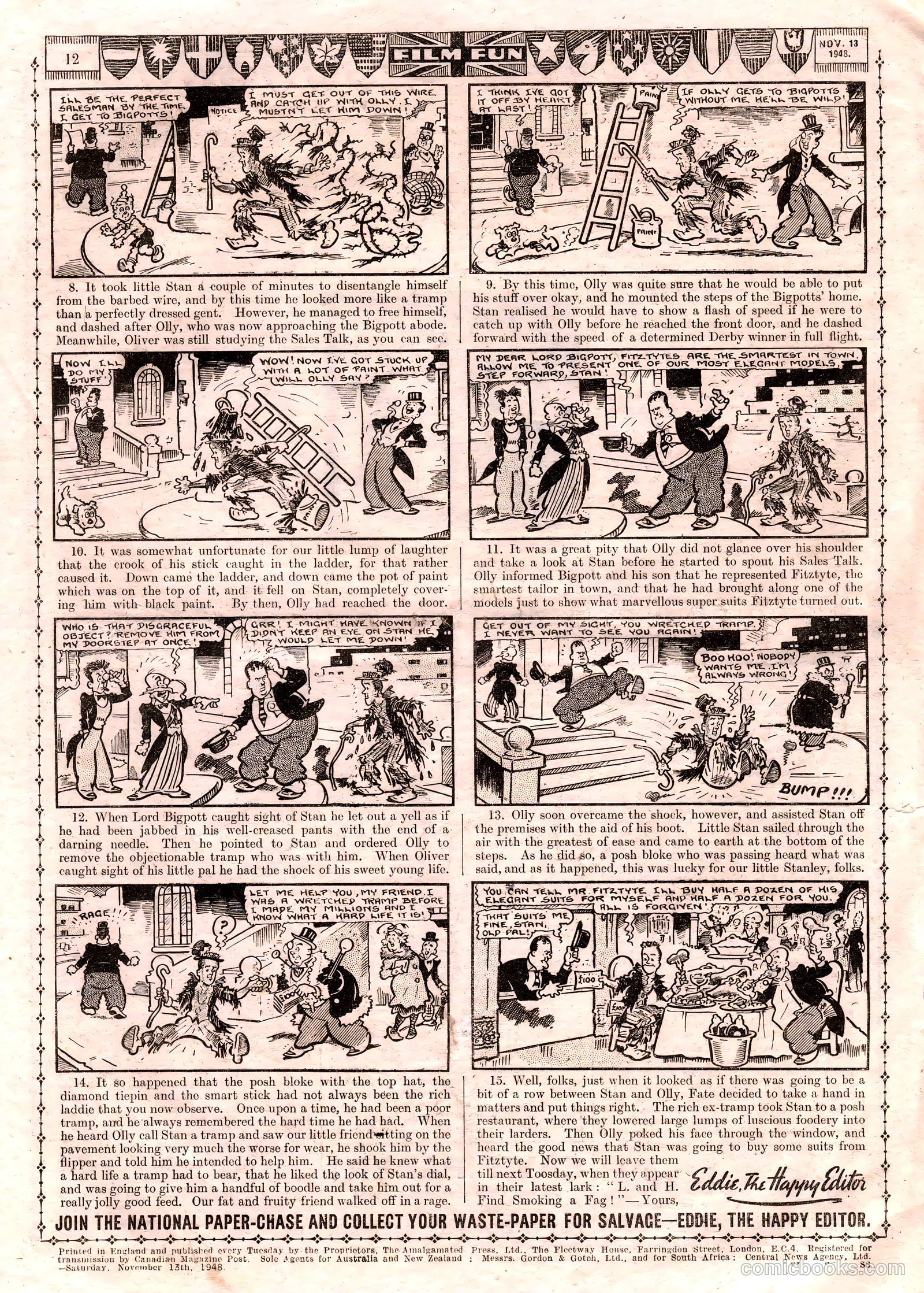 Film Fun #1504 (1948) — page 12 of 12