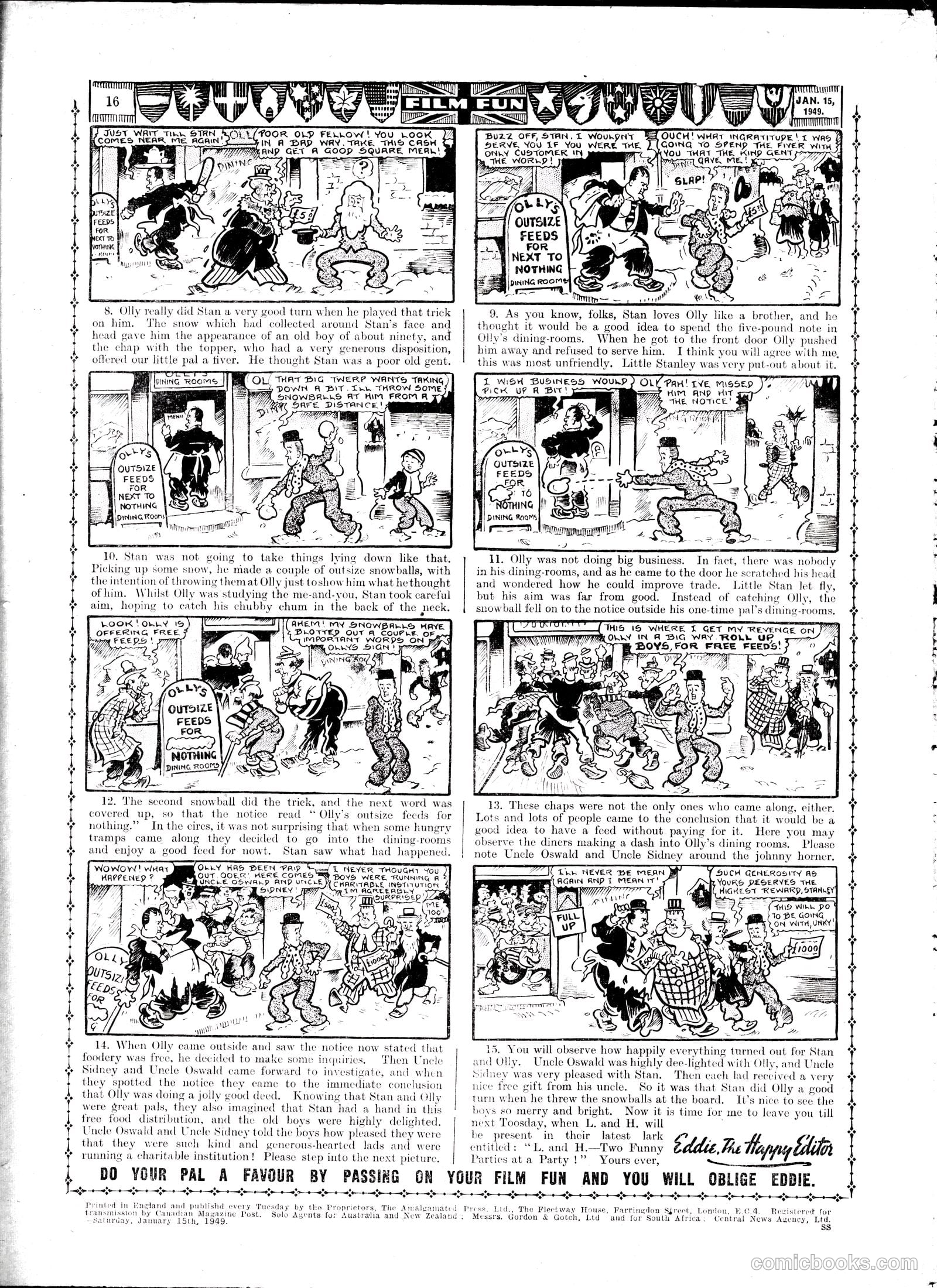 Film Fun #1513 (1949) — page 15 of 15