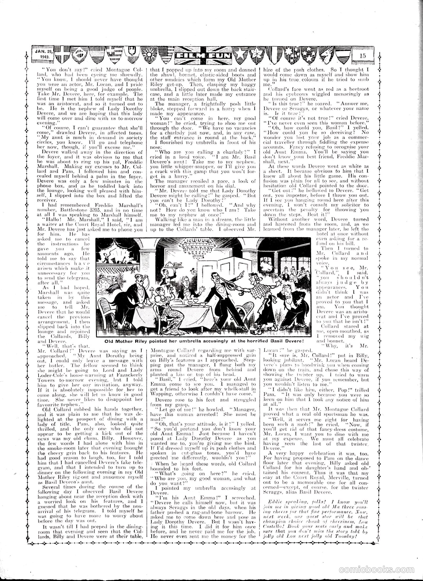 Film Fun #1515 (1949) — page 14 of 15