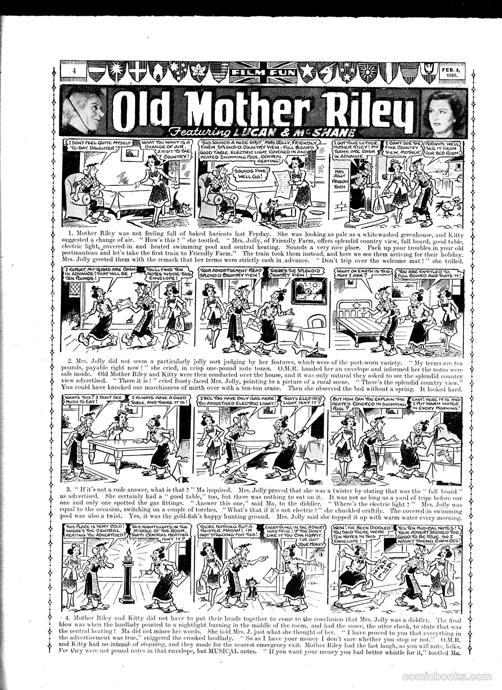 Film Fun #1516 (1949) — page 4 of 15