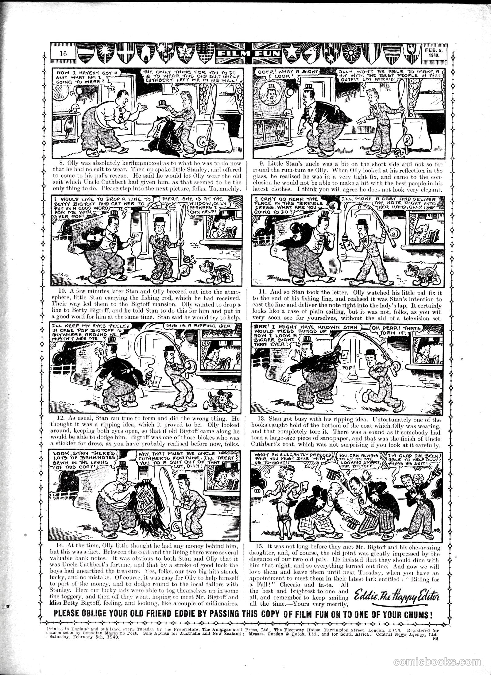 Film Fun #1516 (1949) — page 15 of 15