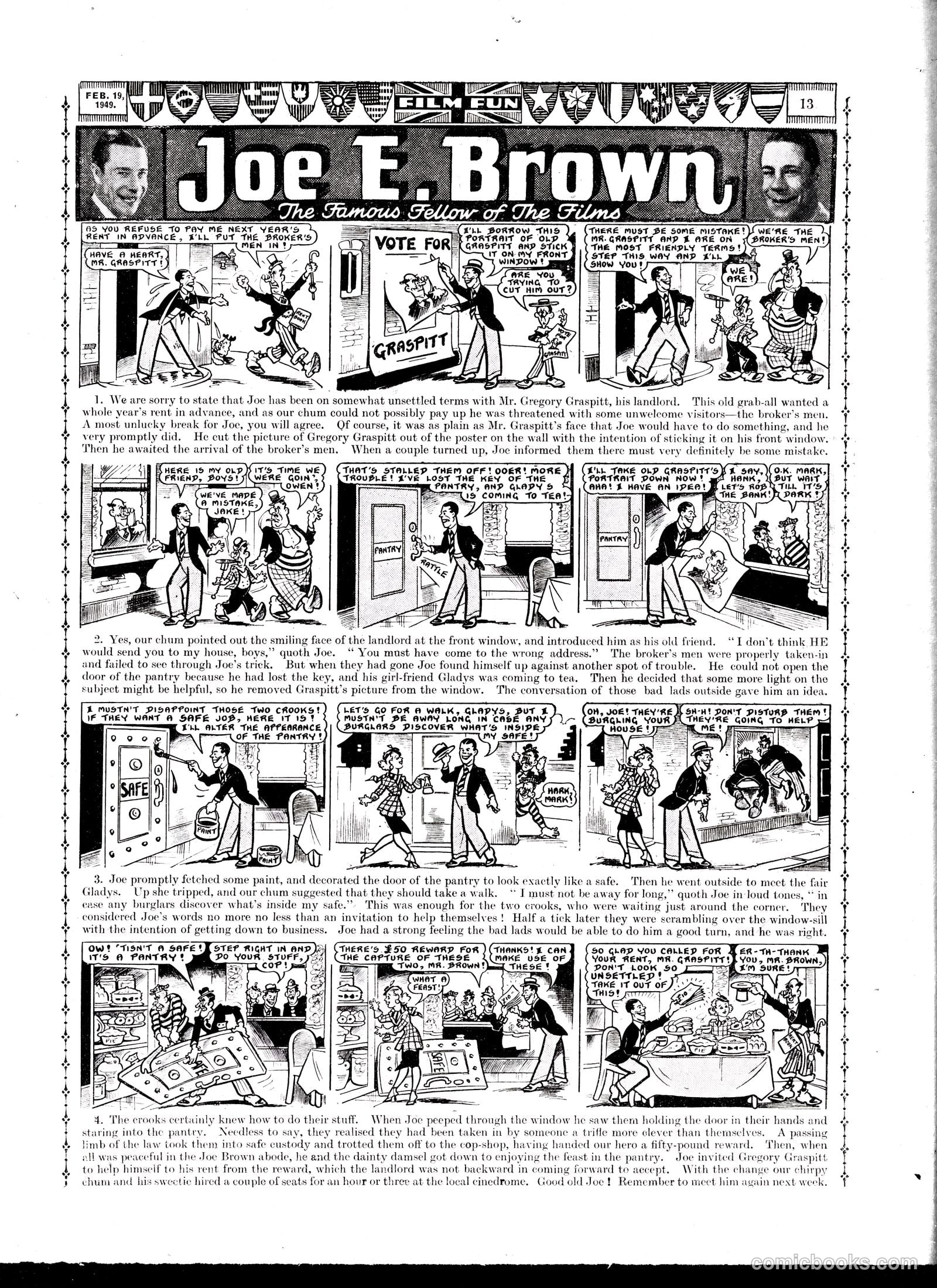 Film Fun #1518 (1949) — page 12 of 15