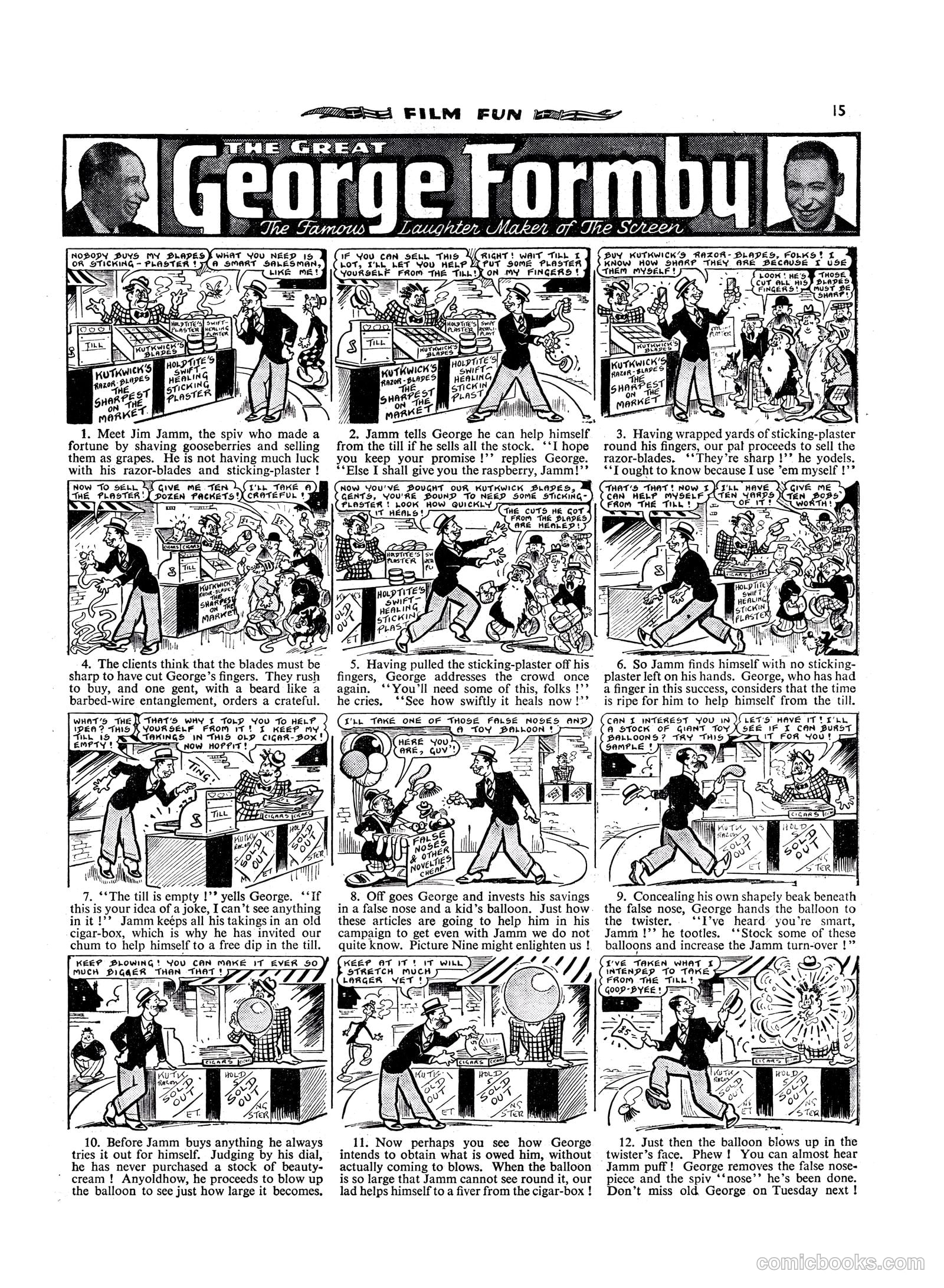 Film Fun #1540 (1949) — page 14 of 15