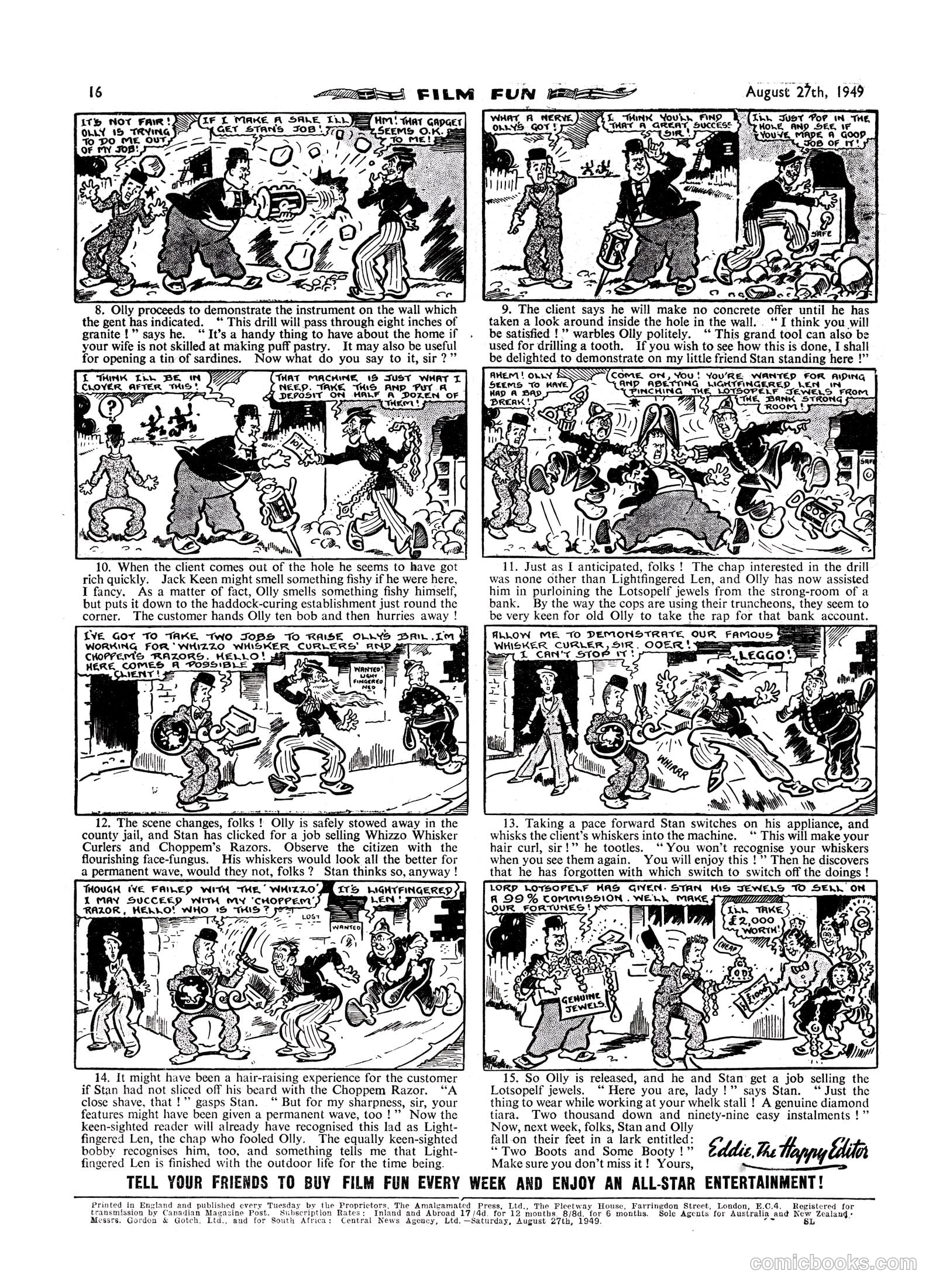 Film Fun #1545 (1949) — page 15 of 15