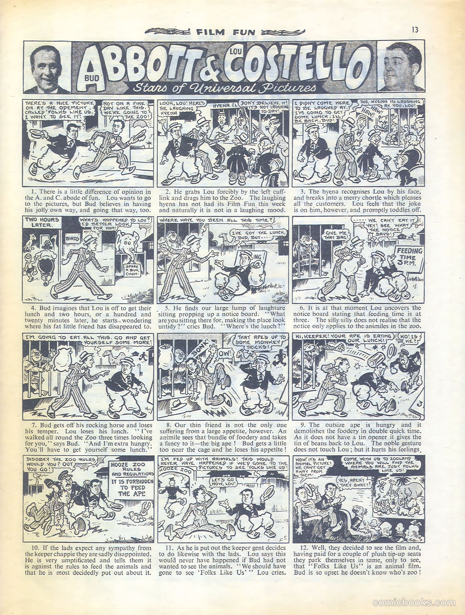 Film Fun #1585 (1950) — page 12 of 15