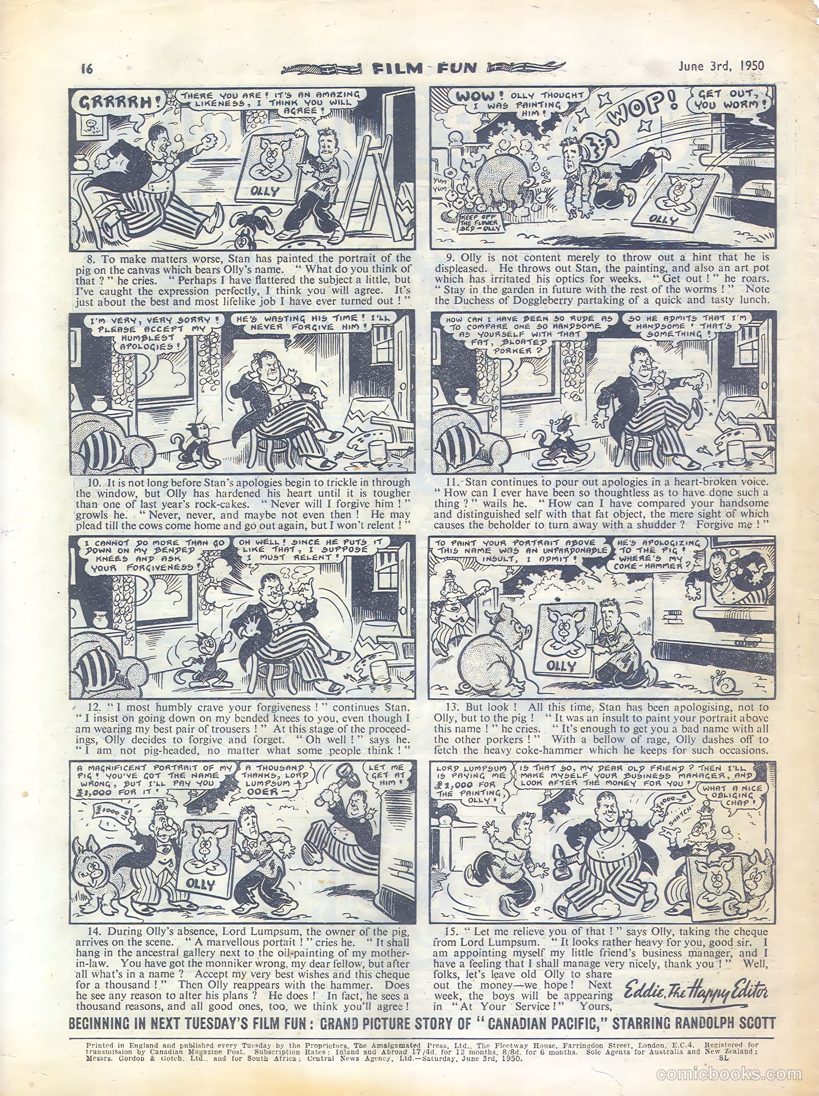 Film Fun #1585 (1950) — page 15 of 15