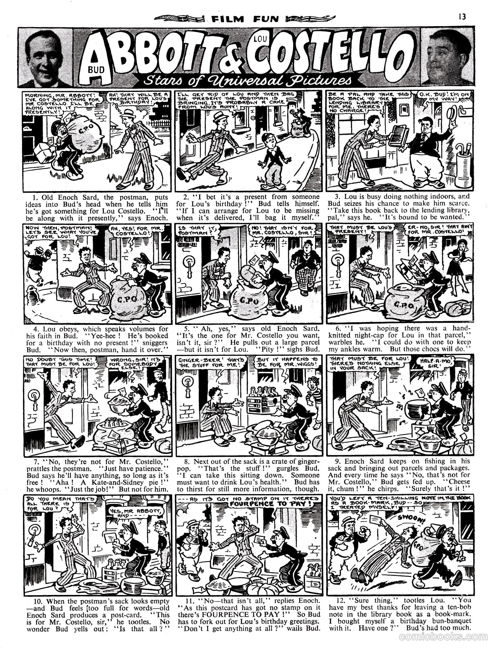 Film Fun #1690 (1952) — page 12 of 15
