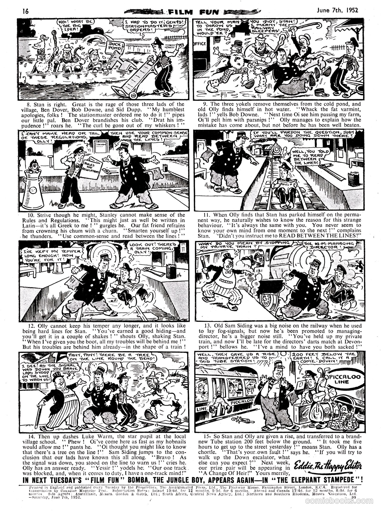 Film Fun #1690 (1952) — page 15 of 15