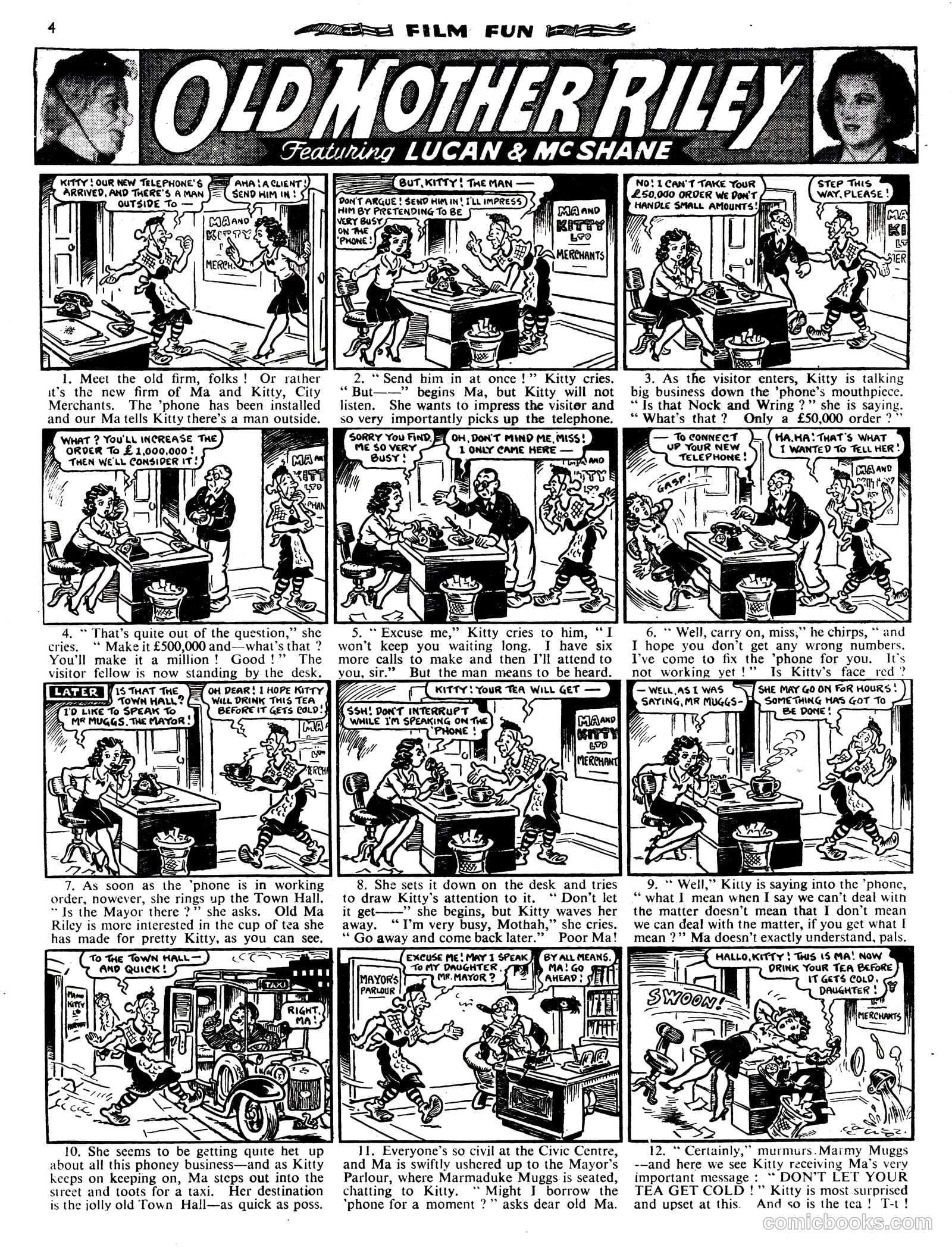 Film Fun #1780 (1954) — page 4 of 15