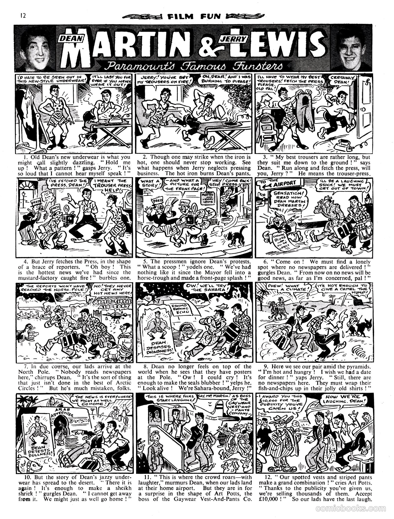 Film Fun #1780 (1954) — page 11 of 15