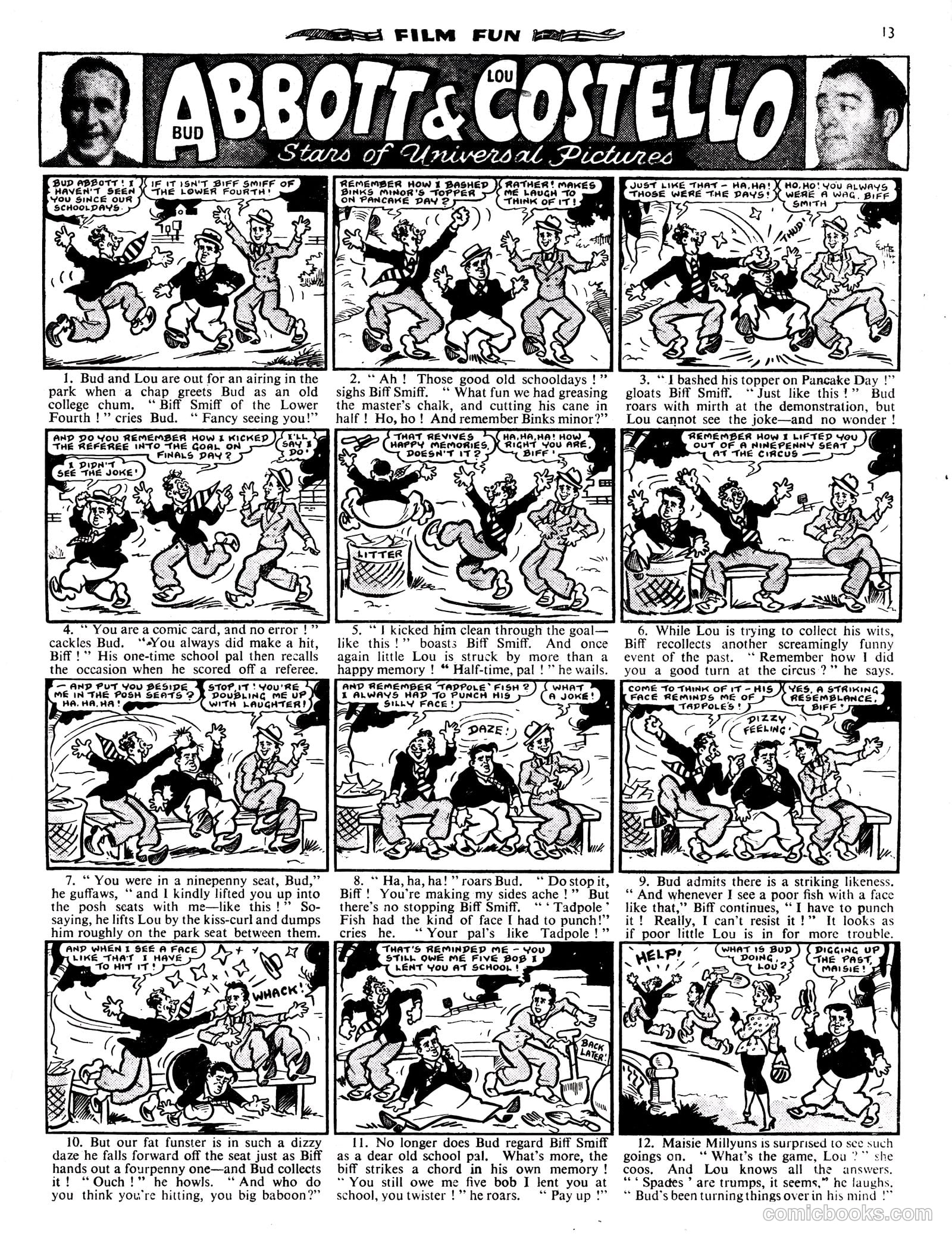 Film Fun #1780 (1954) — page 12 of 15