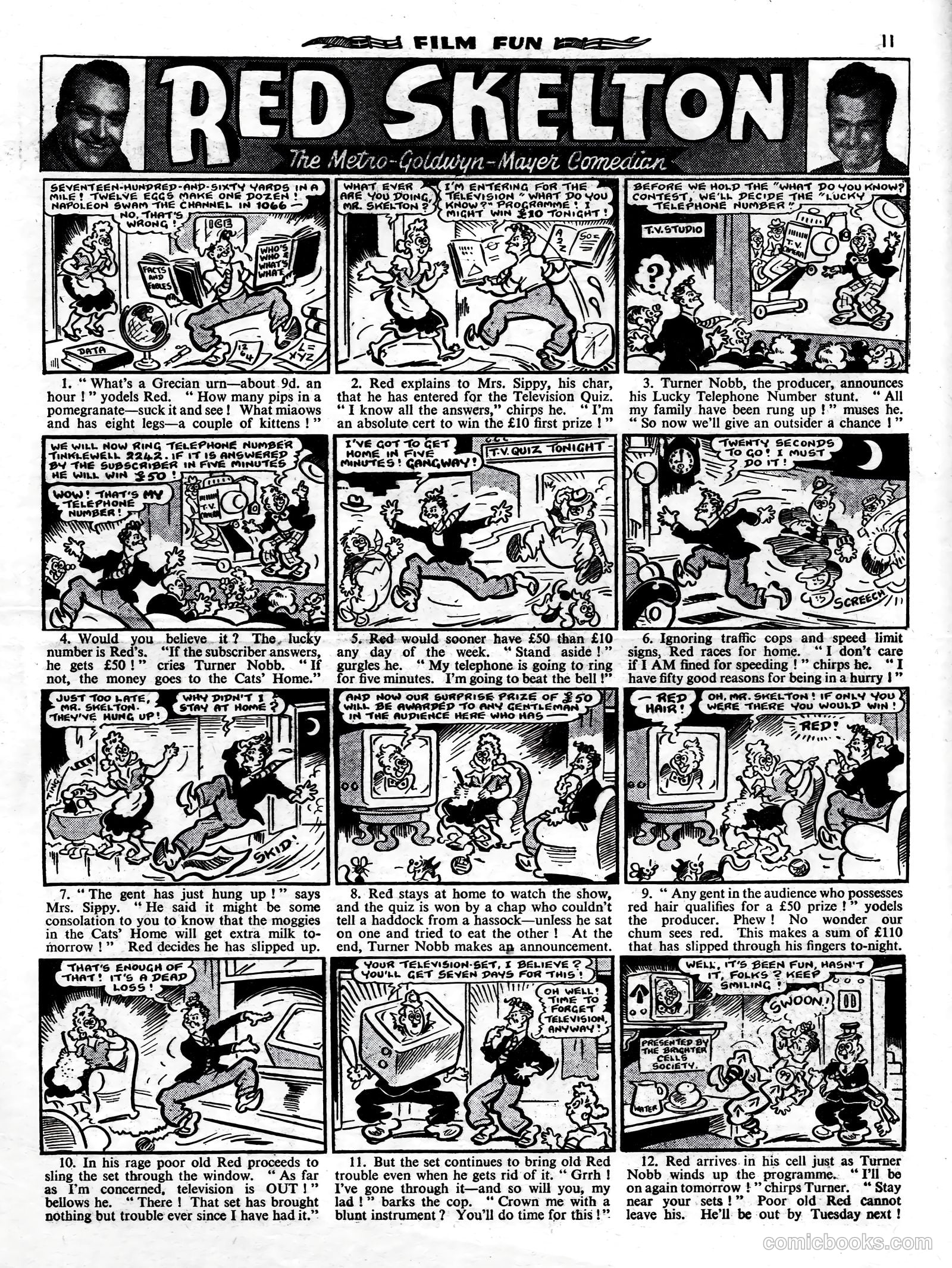 Film Fun #1811 (1954) — page 10 of 15