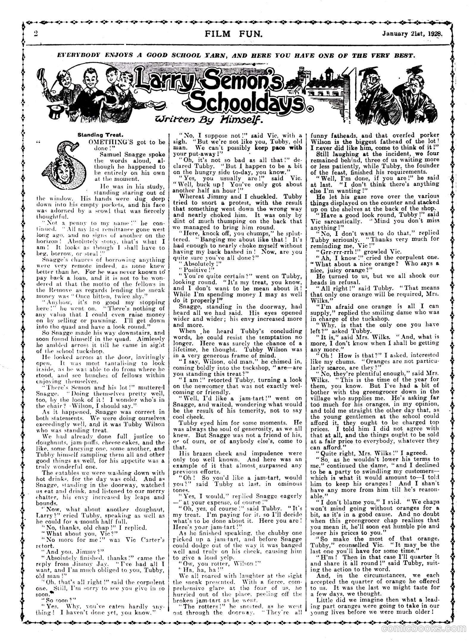 Film Fun #418 (1928) — page 2 of 23