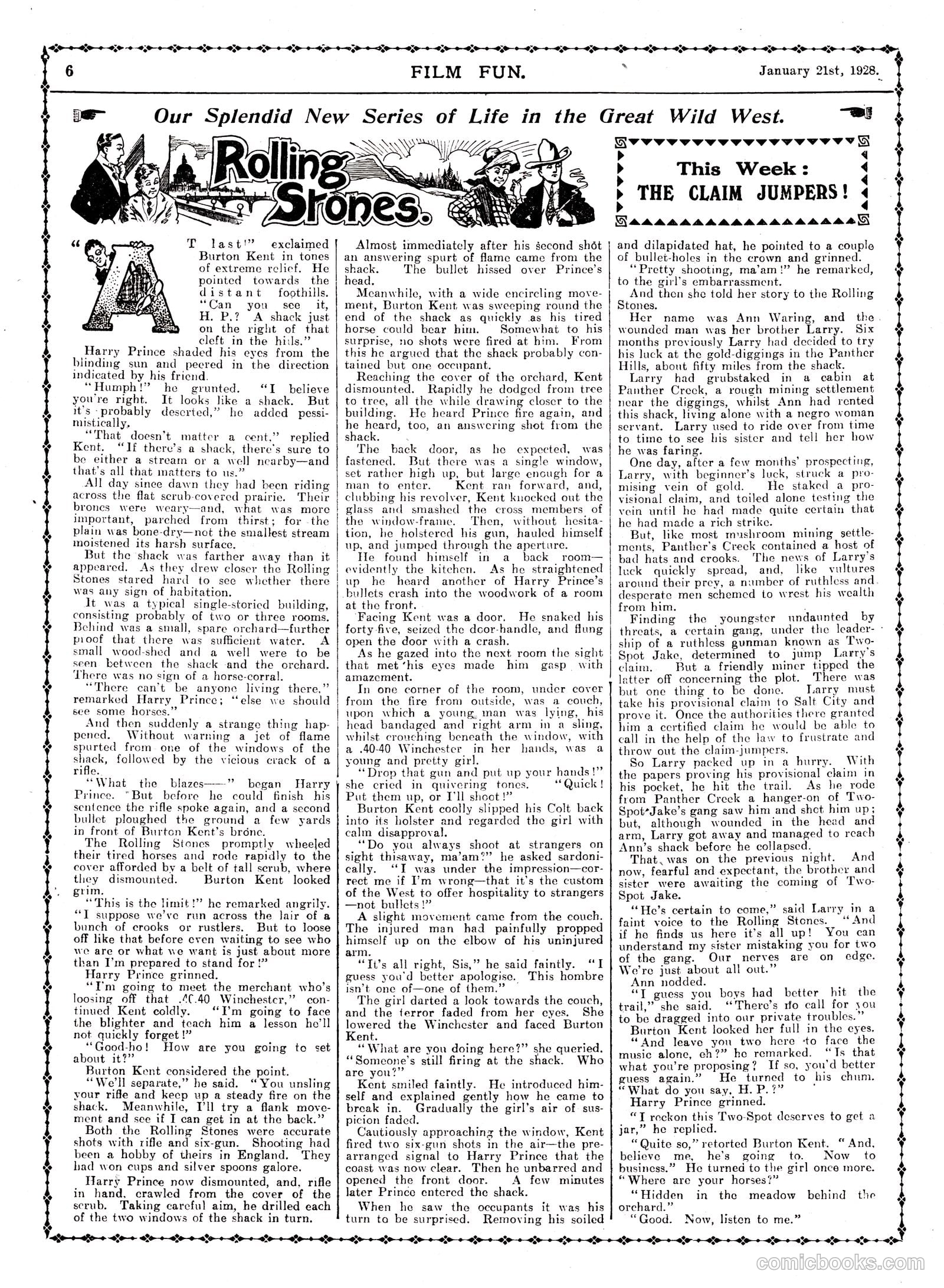 Film Fun #418 (1928) — page 6 of 23