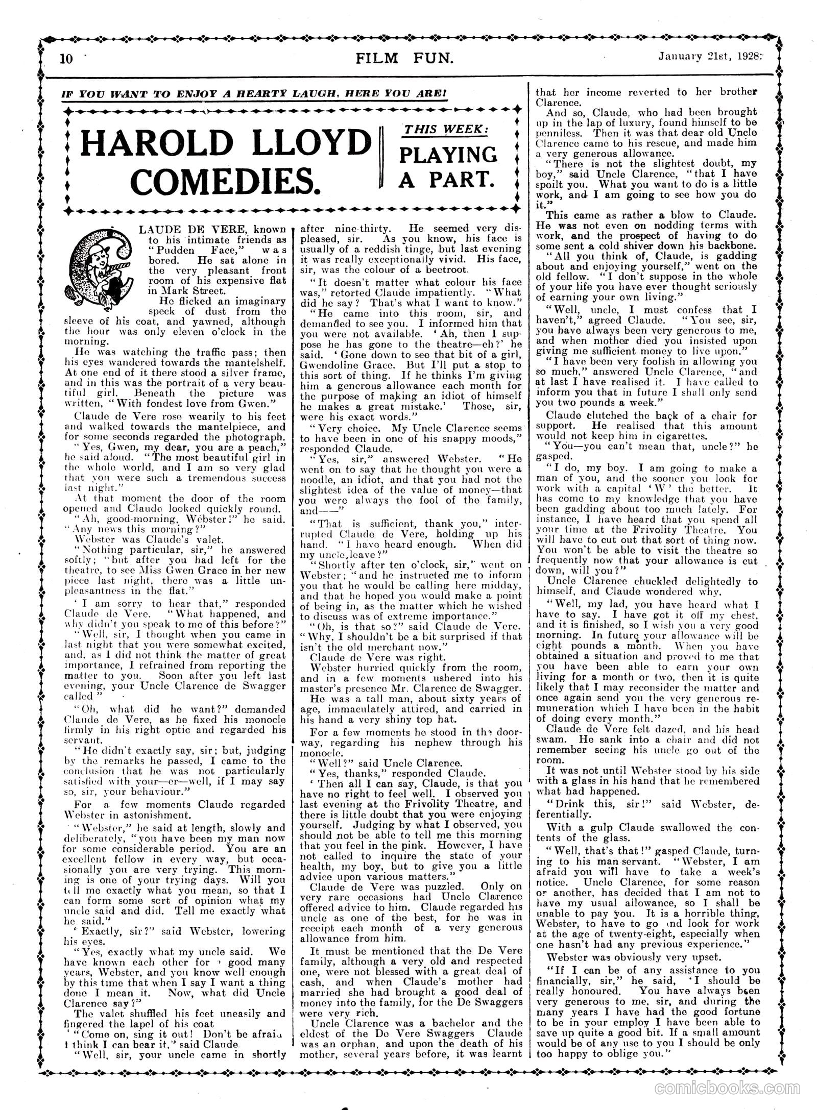 Film Fun #418 (1928) — page 10 of 23