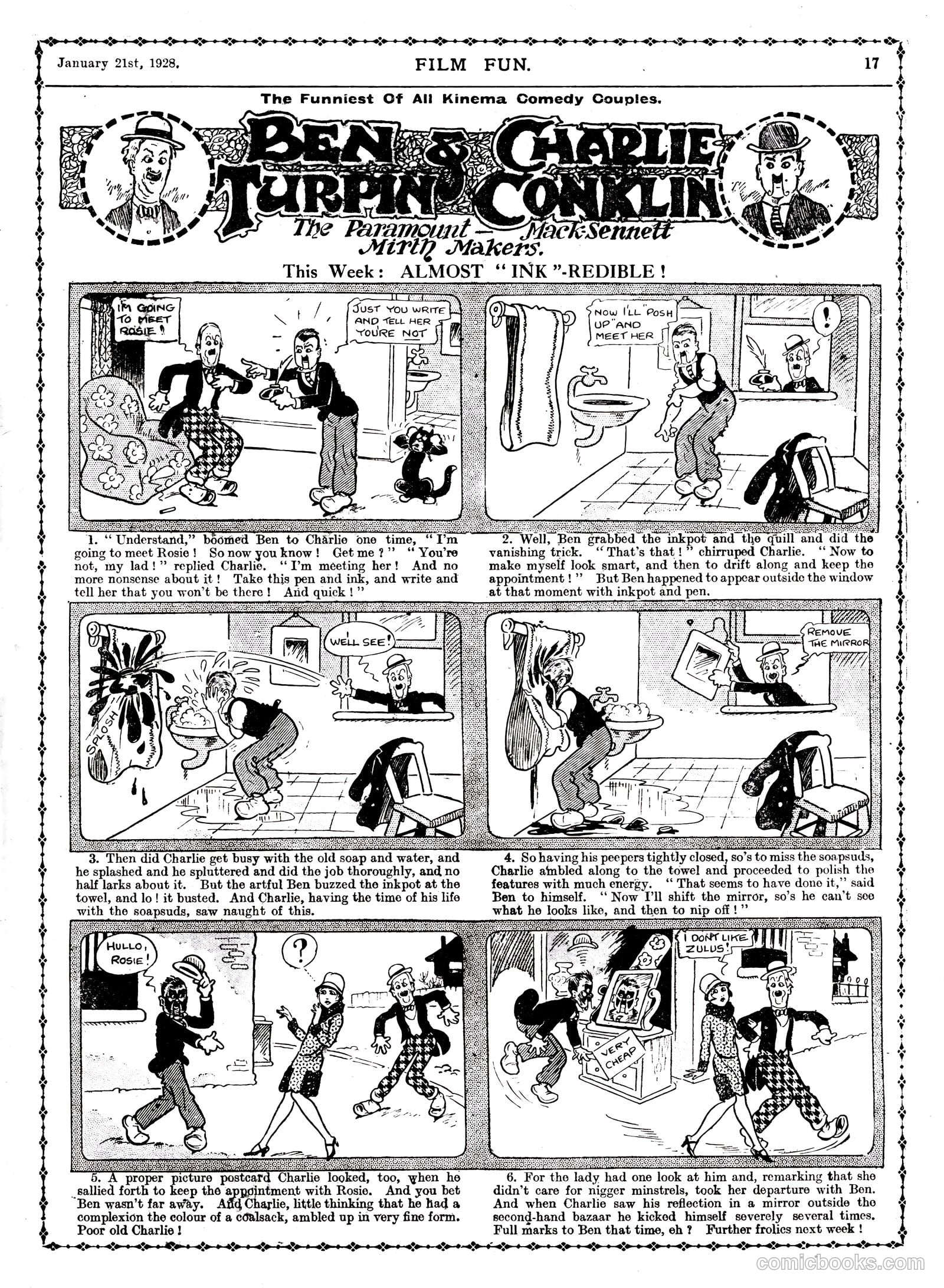 Film Fun #418 (1928) — page 16 of 23