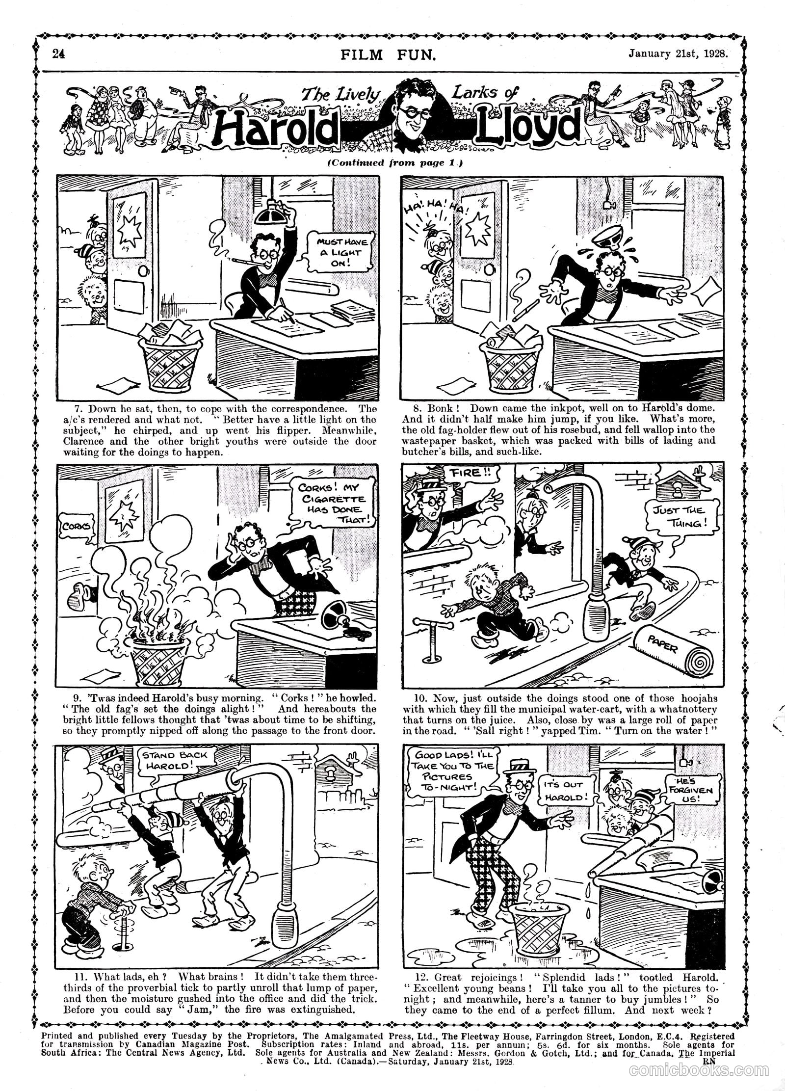 Film Fun #418 (1928) — page 23 of 23