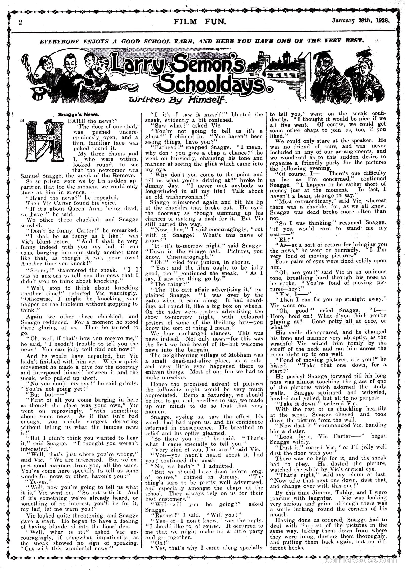 Film Fun #419 (1928) — page 2 of 23