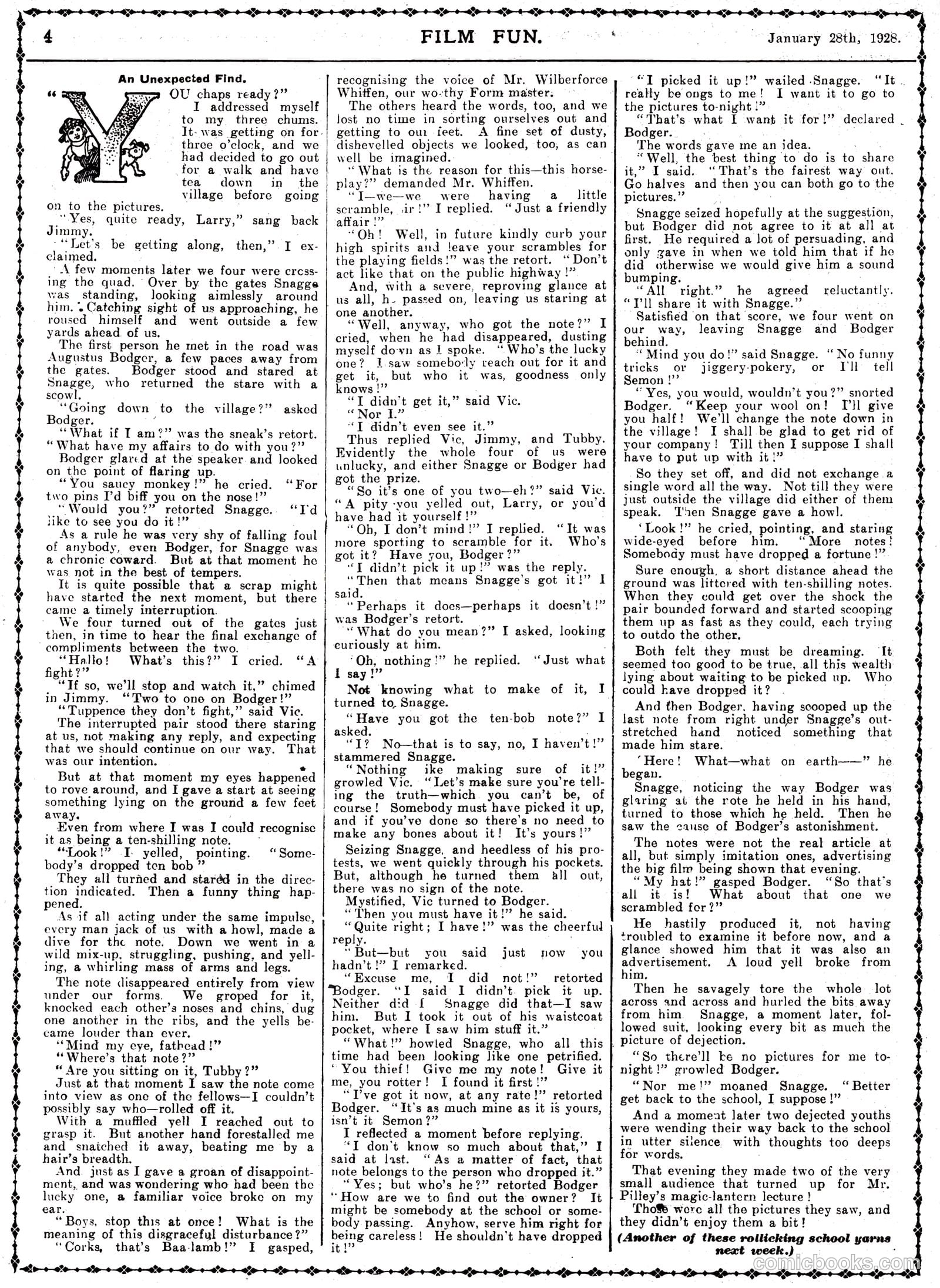 Film Fun #419 (1928) — page 4 of 23