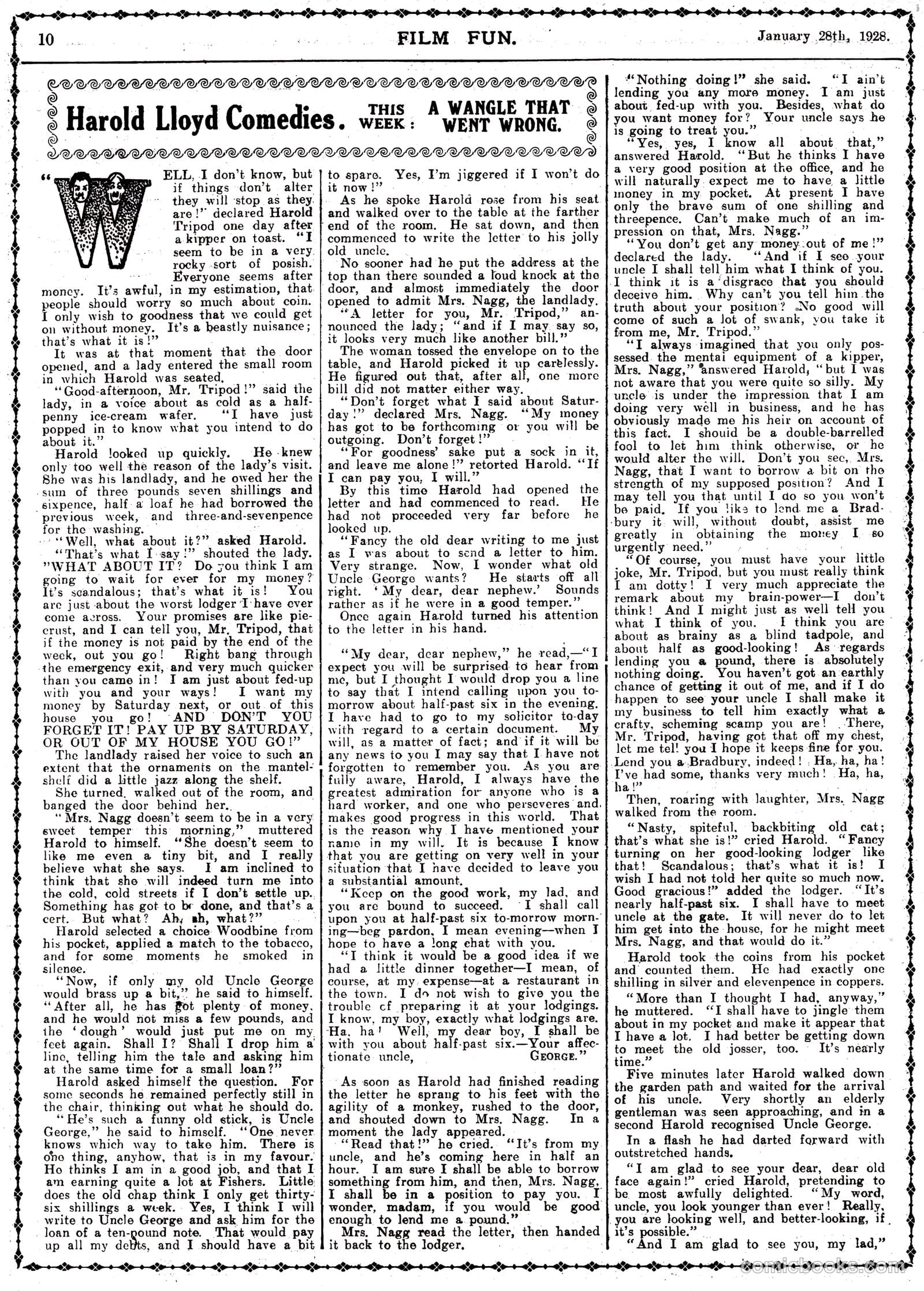 Film Fun #419 (1928) — page 10 of 23